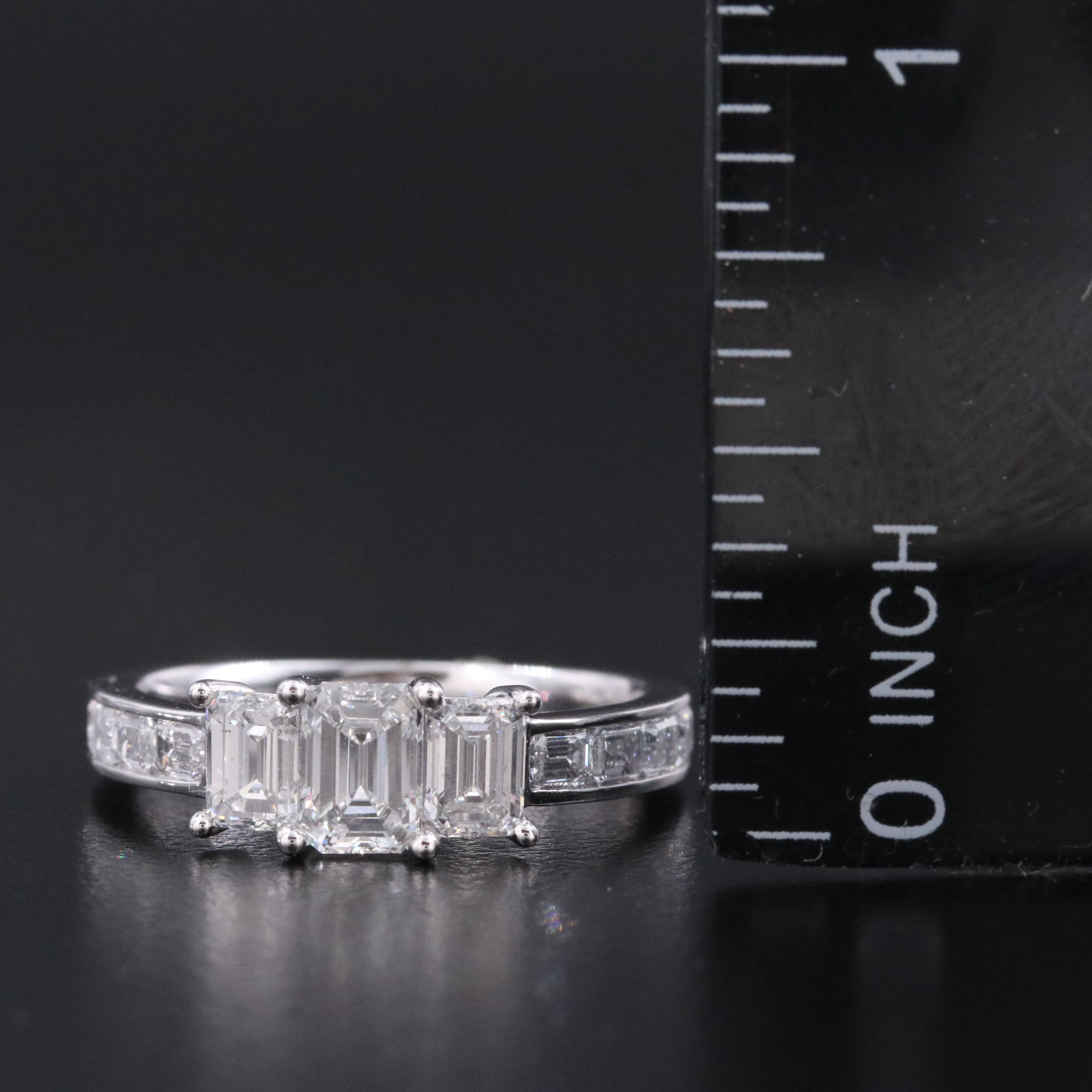 14K 2.06 CTW Lab Grown Diamond Ring