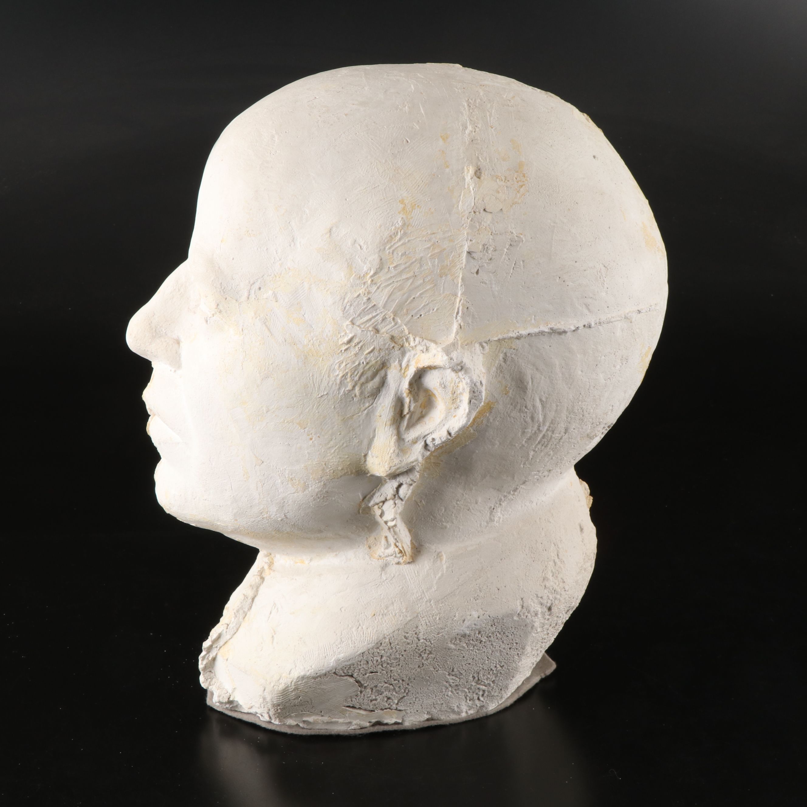 Plaster Bust of Man