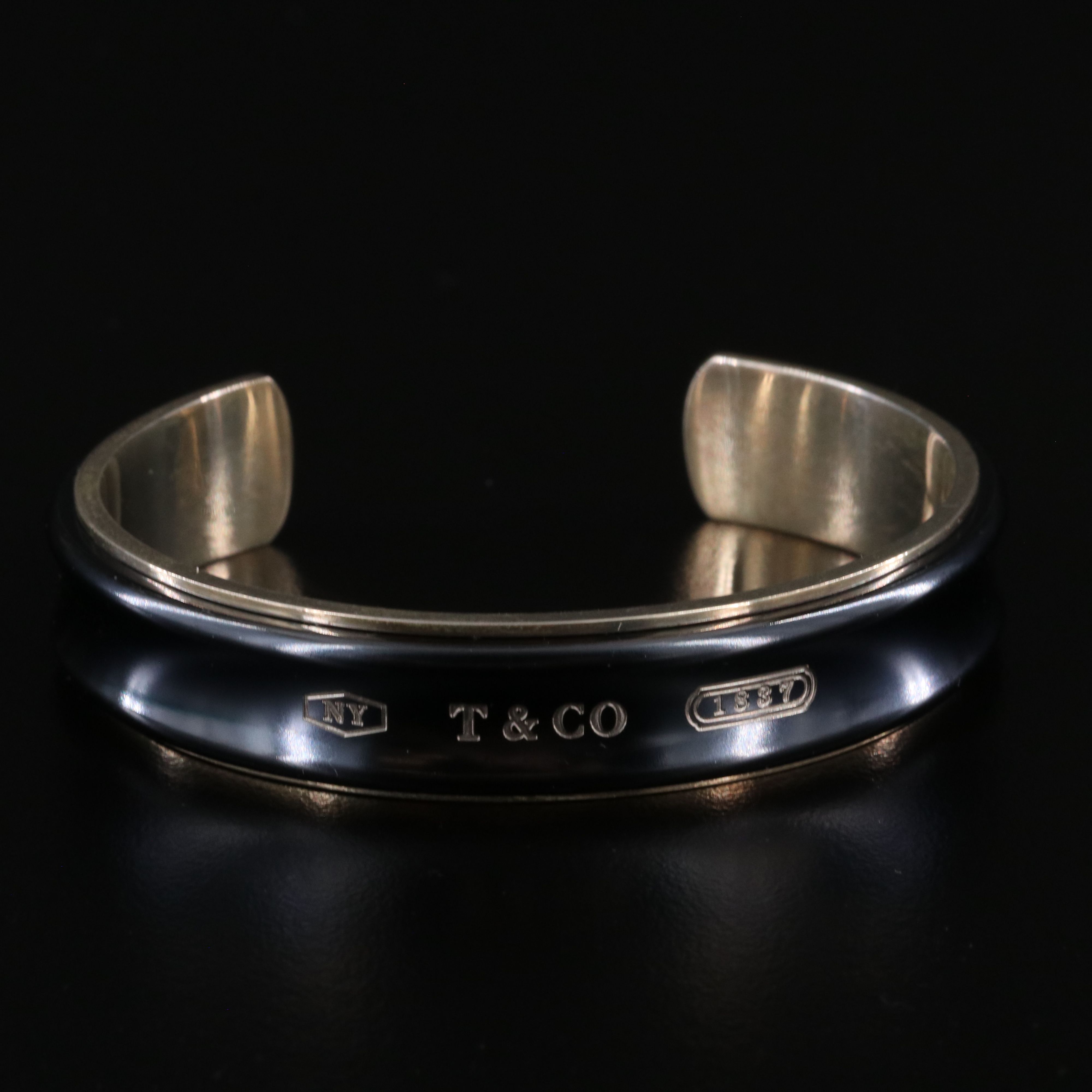 Tiffany & Co. 1837 Sterling and Titanium Cuff