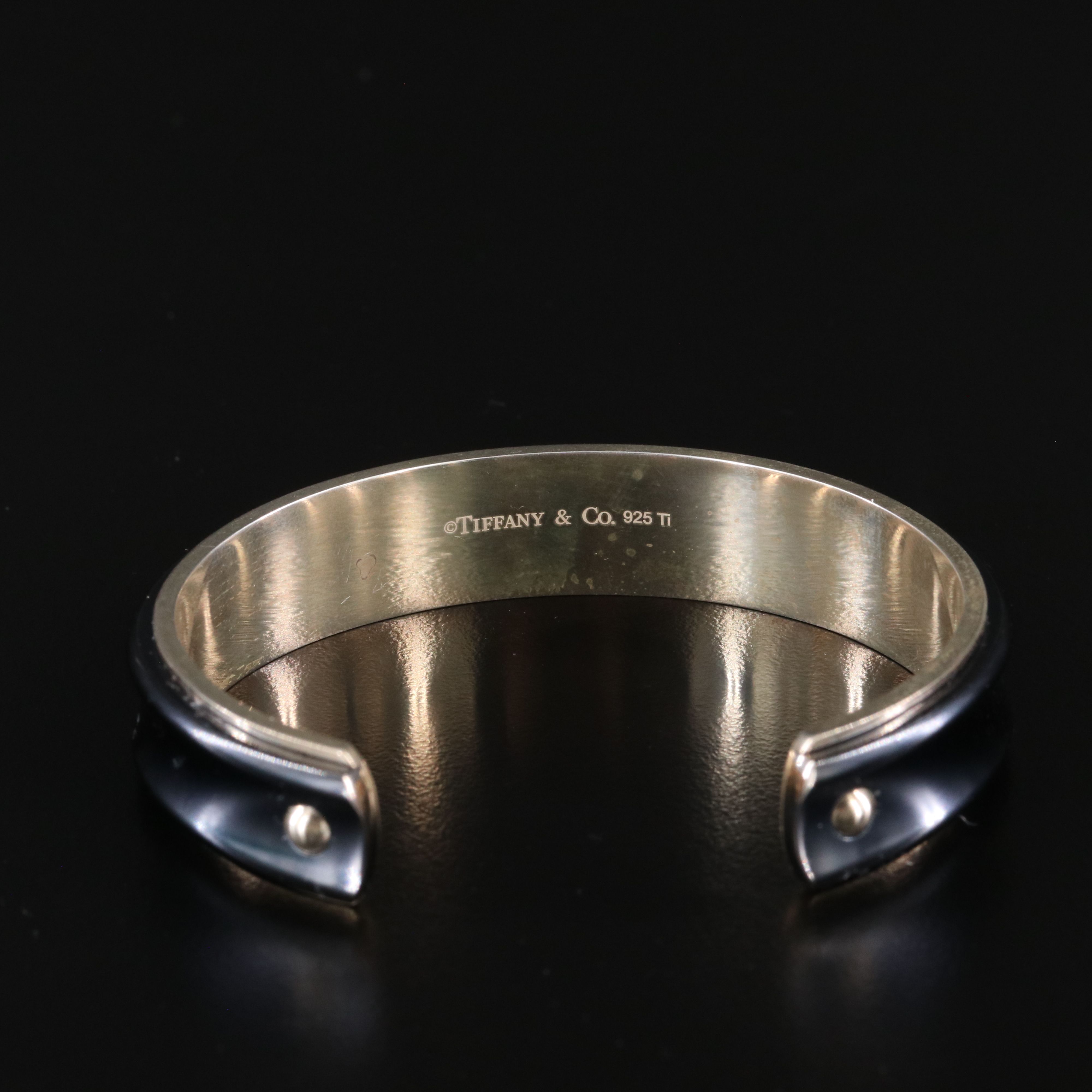 Tiffany & Co. 1837 Sterling and Titanium Cuff