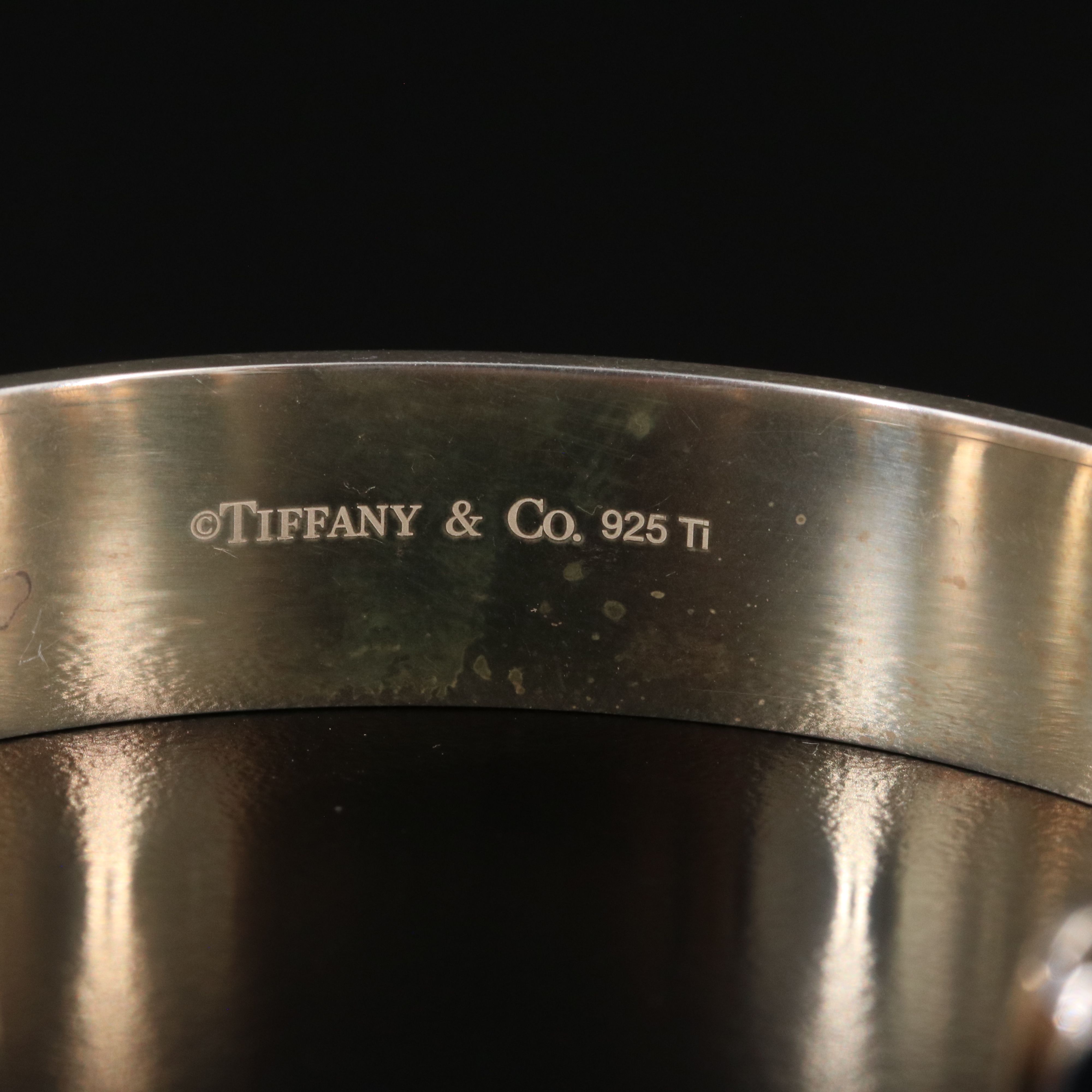 Tiffany & Co. 1837 Sterling and Titanium Cuff