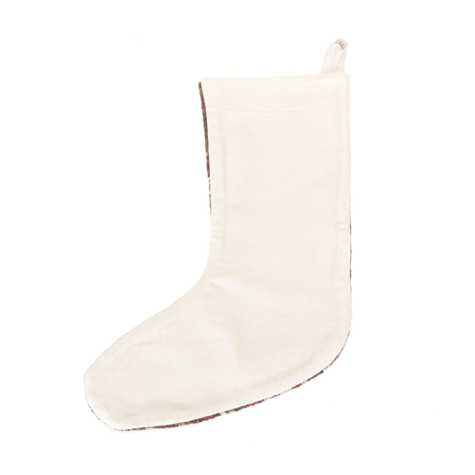 Hand-Pieced Kilim Rug Remnant Christmas Stockings