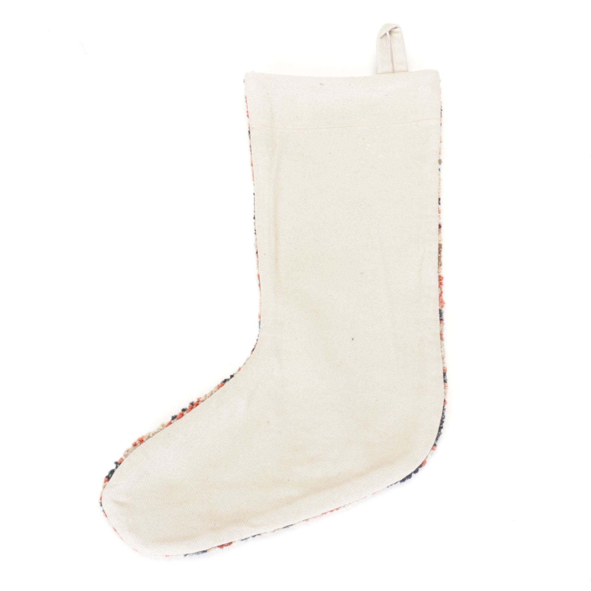 Hand-Pieced Kilim Rug Remnant Christmas Stockings