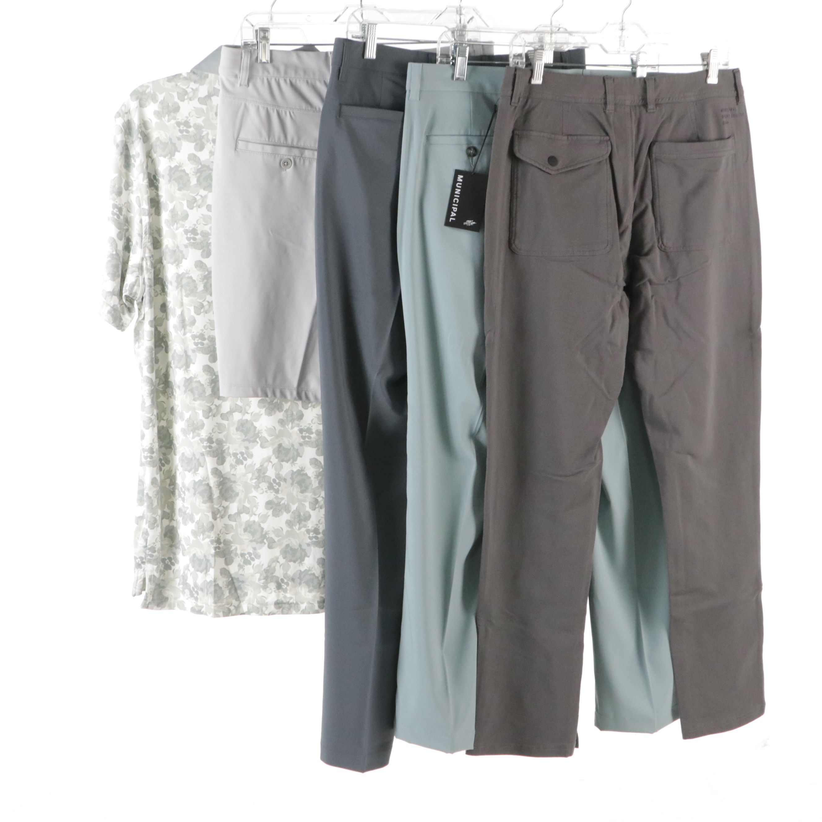 Men's Graham Luxe Polo Shirt and Shorts with Municipal, Oxford & Other Pants