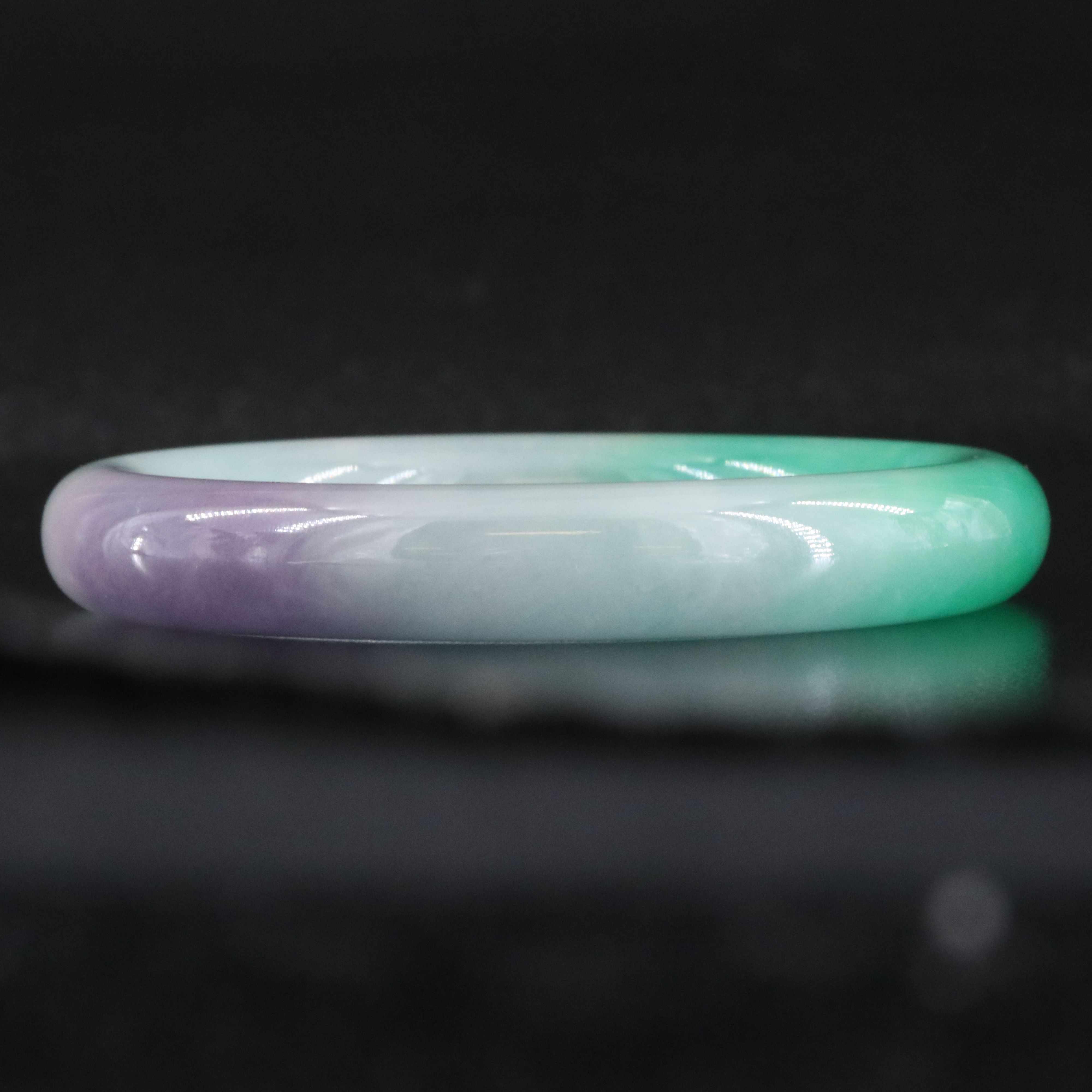 Jadeite Hololith Bangle