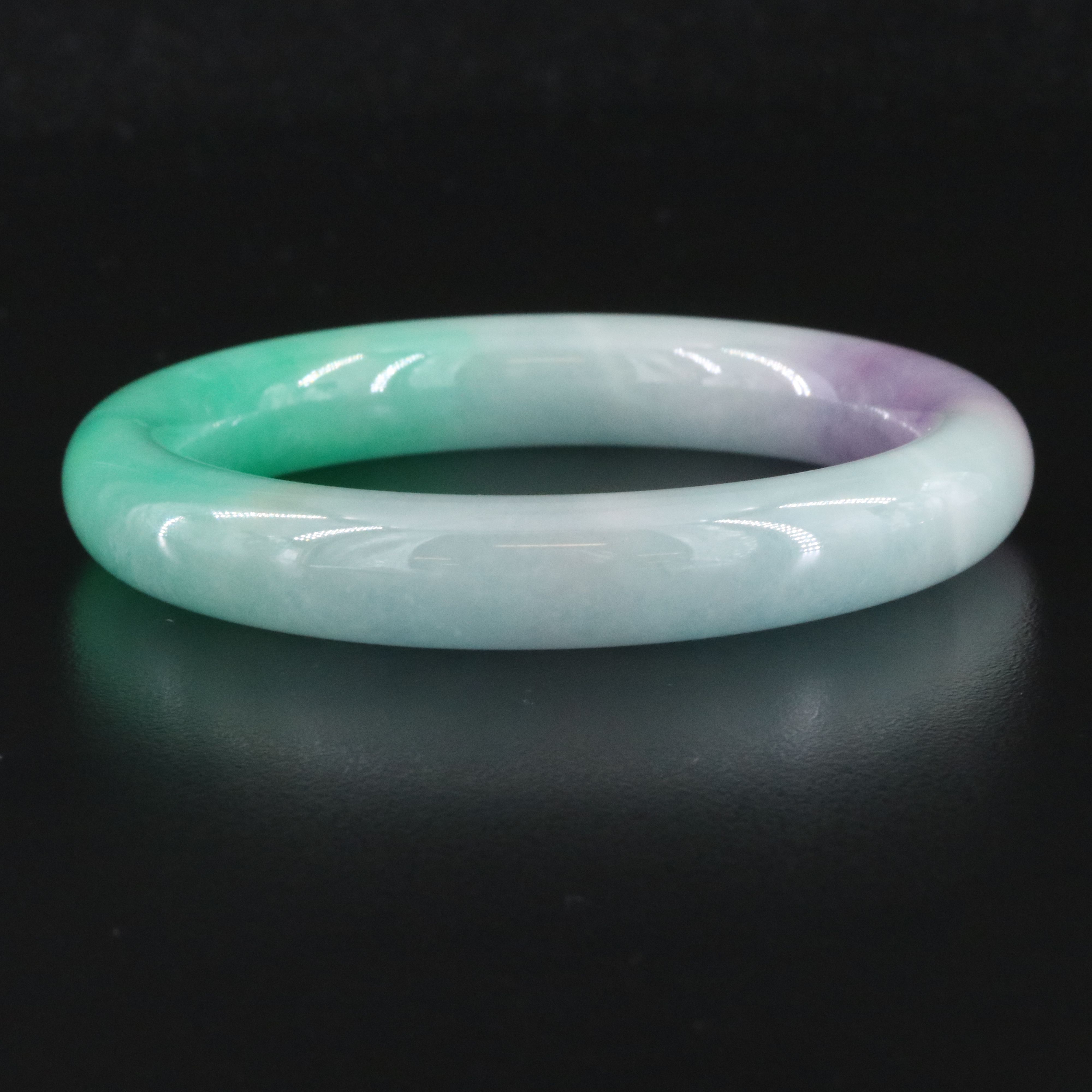 Jadeite Hololith Bangle