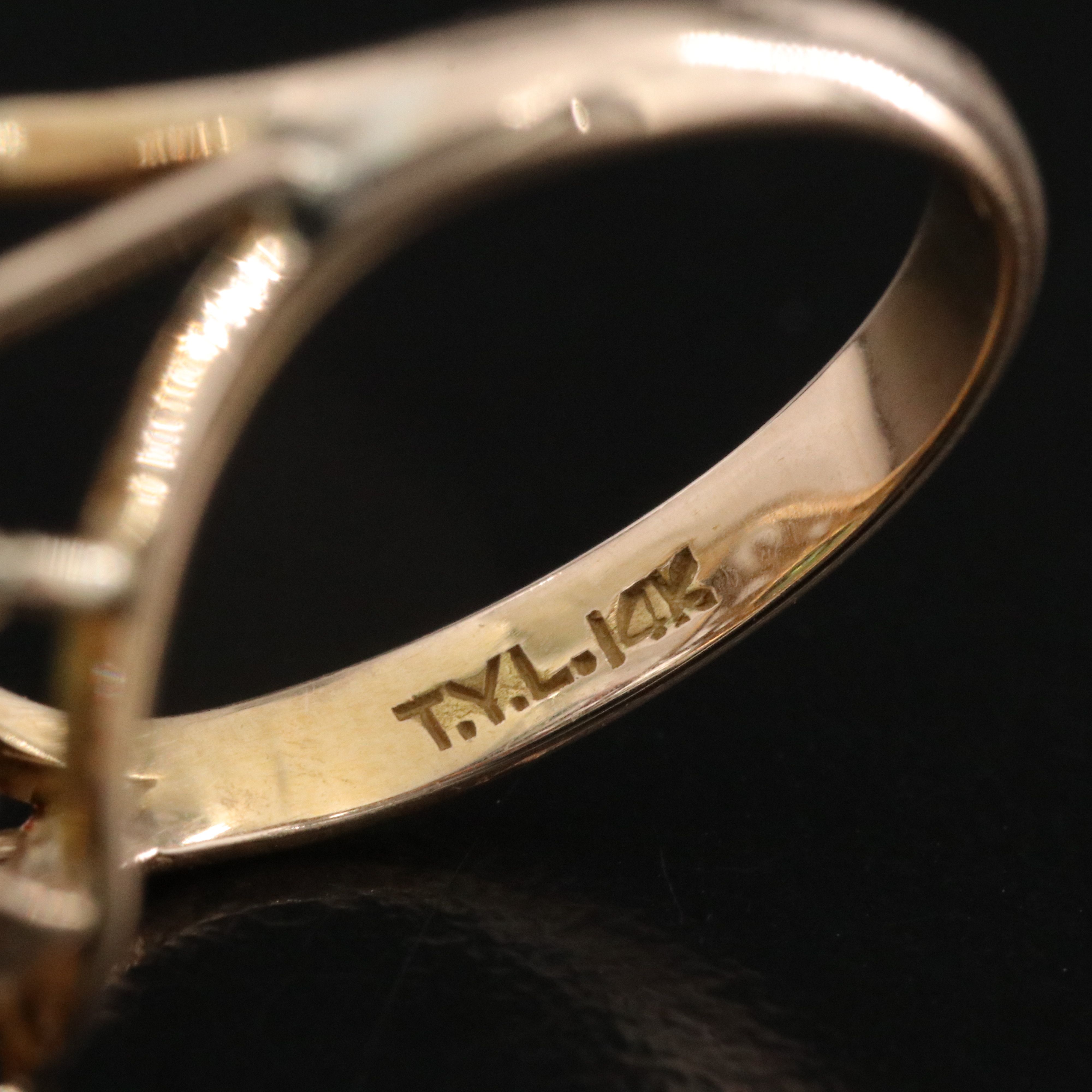 14K Tourmaline Ring with GIA Report