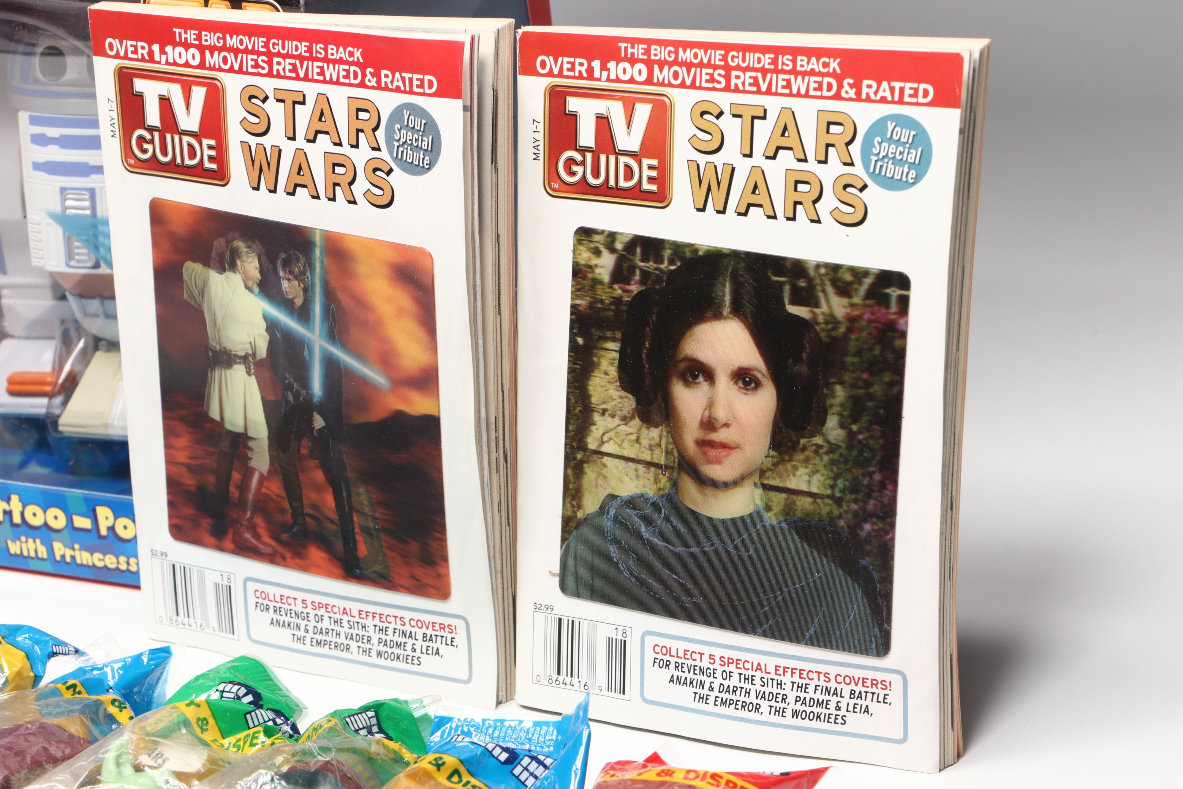 Star Wars Memorabilia Including Mr. Potato Head "Darth Tater" and PEZ Candy