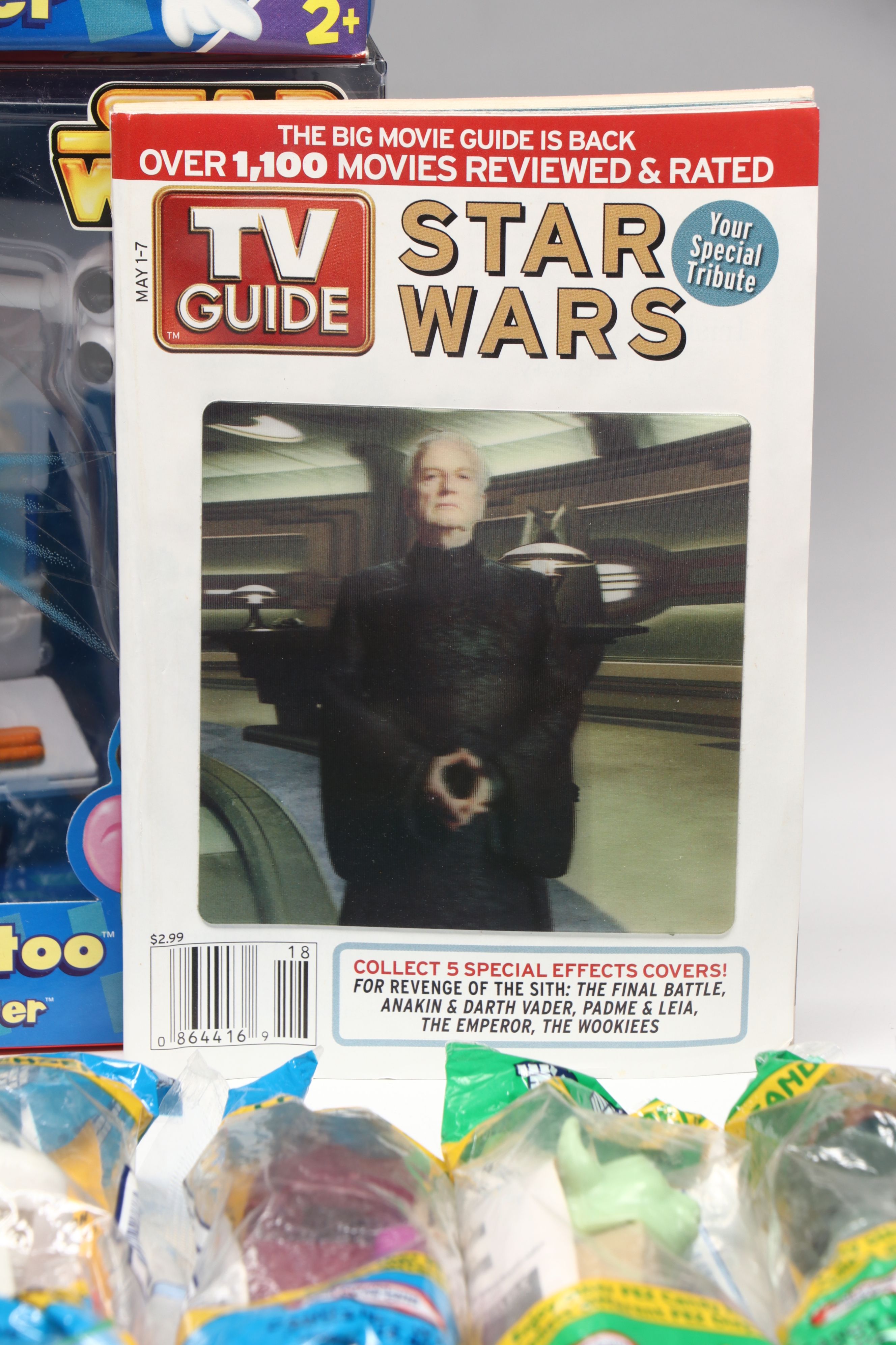 Star Wars Memorabilia Including Mr. Potato Head "Darth Tater" and PEZ Candy