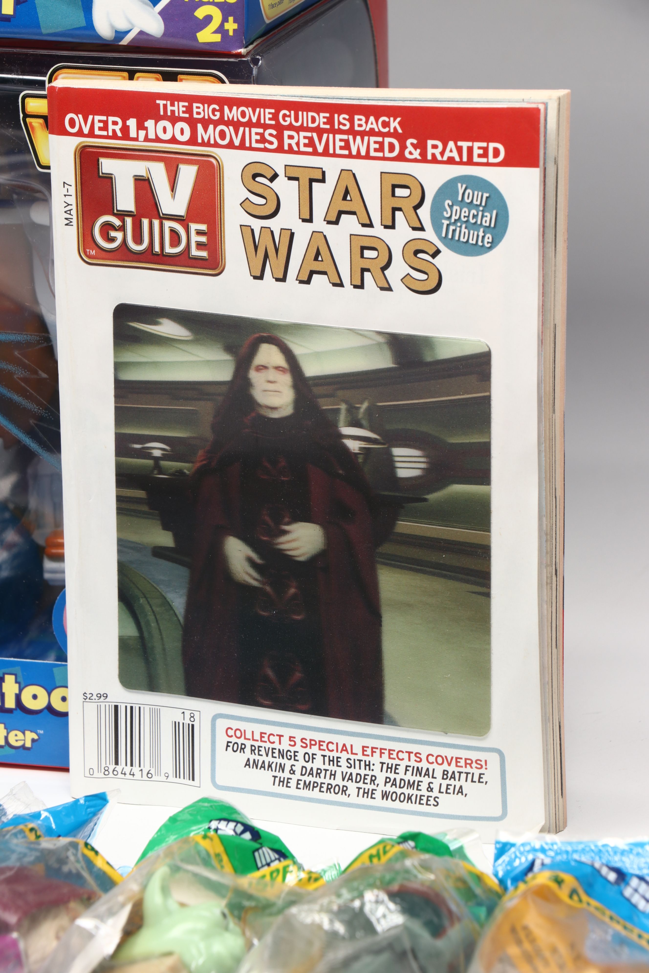 Star Wars Memorabilia Including Mr. Potato Head "Darth Tater" and PEZ Candy