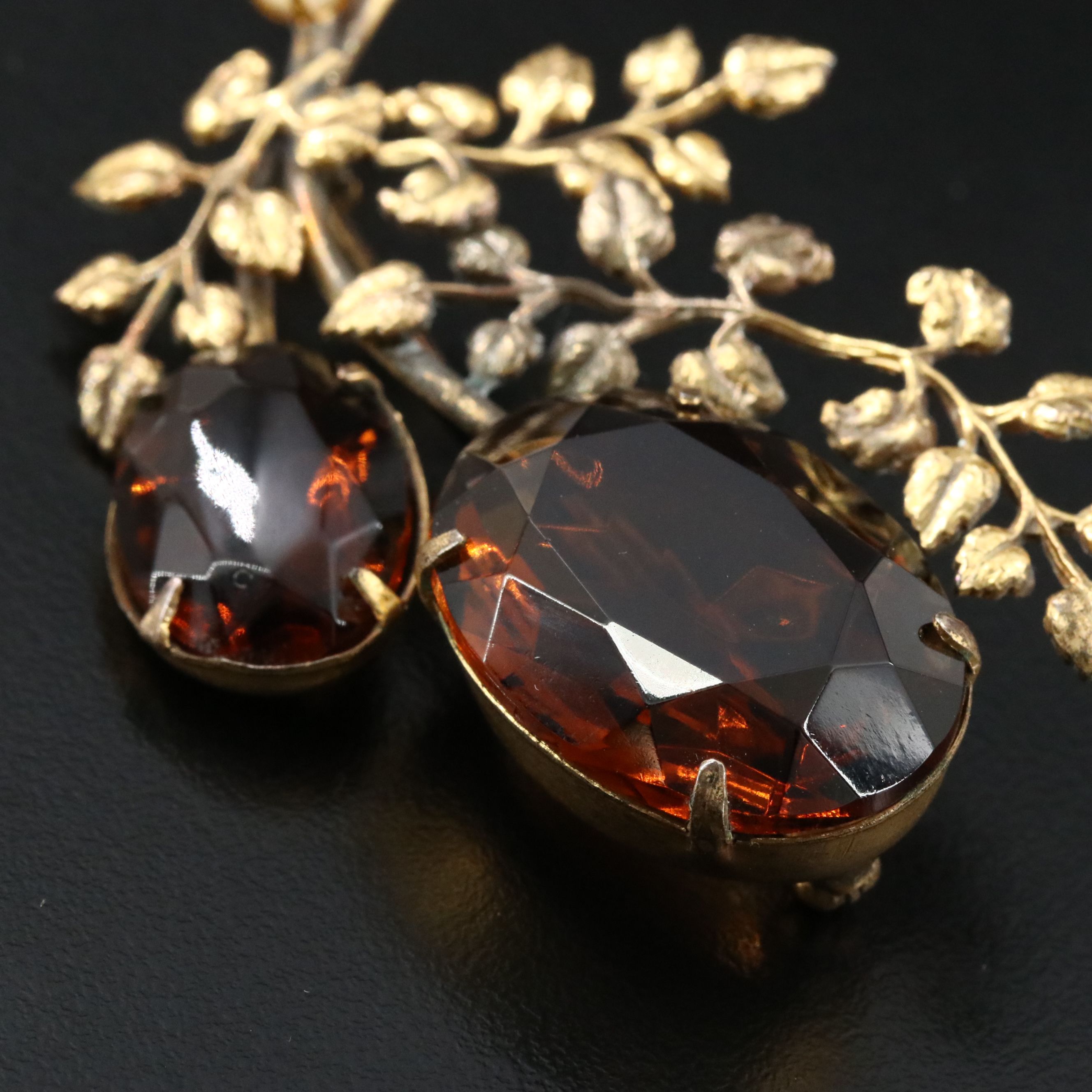 Vintage Floral Brooch