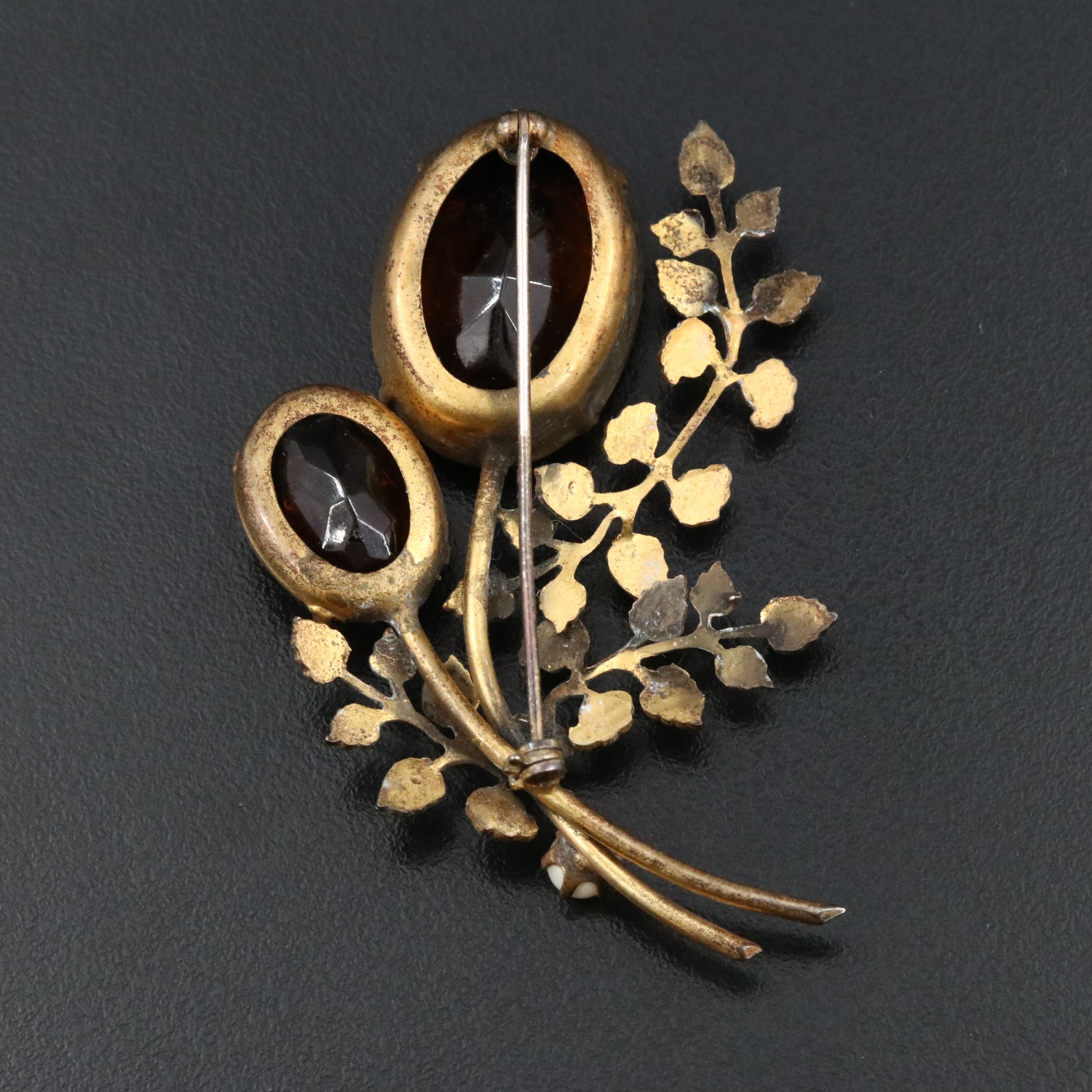 Vintage Floral Brooch