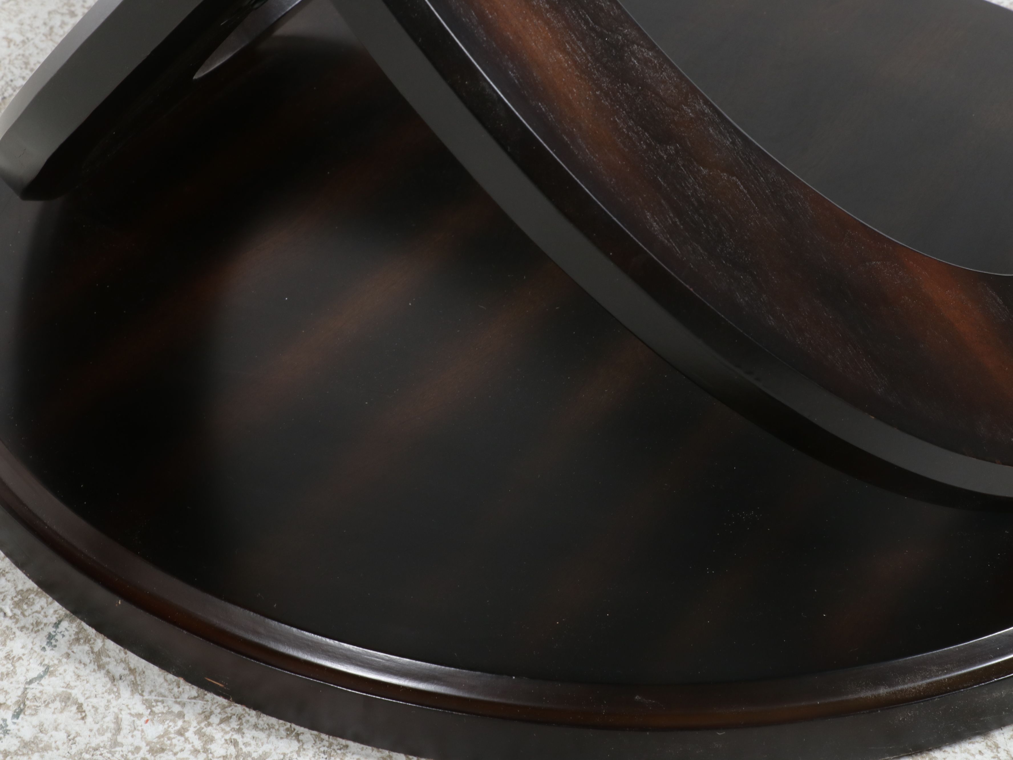 Contemporary Five-Piece Dining Set with Sculptural Infinity-Loop Pedestal Table