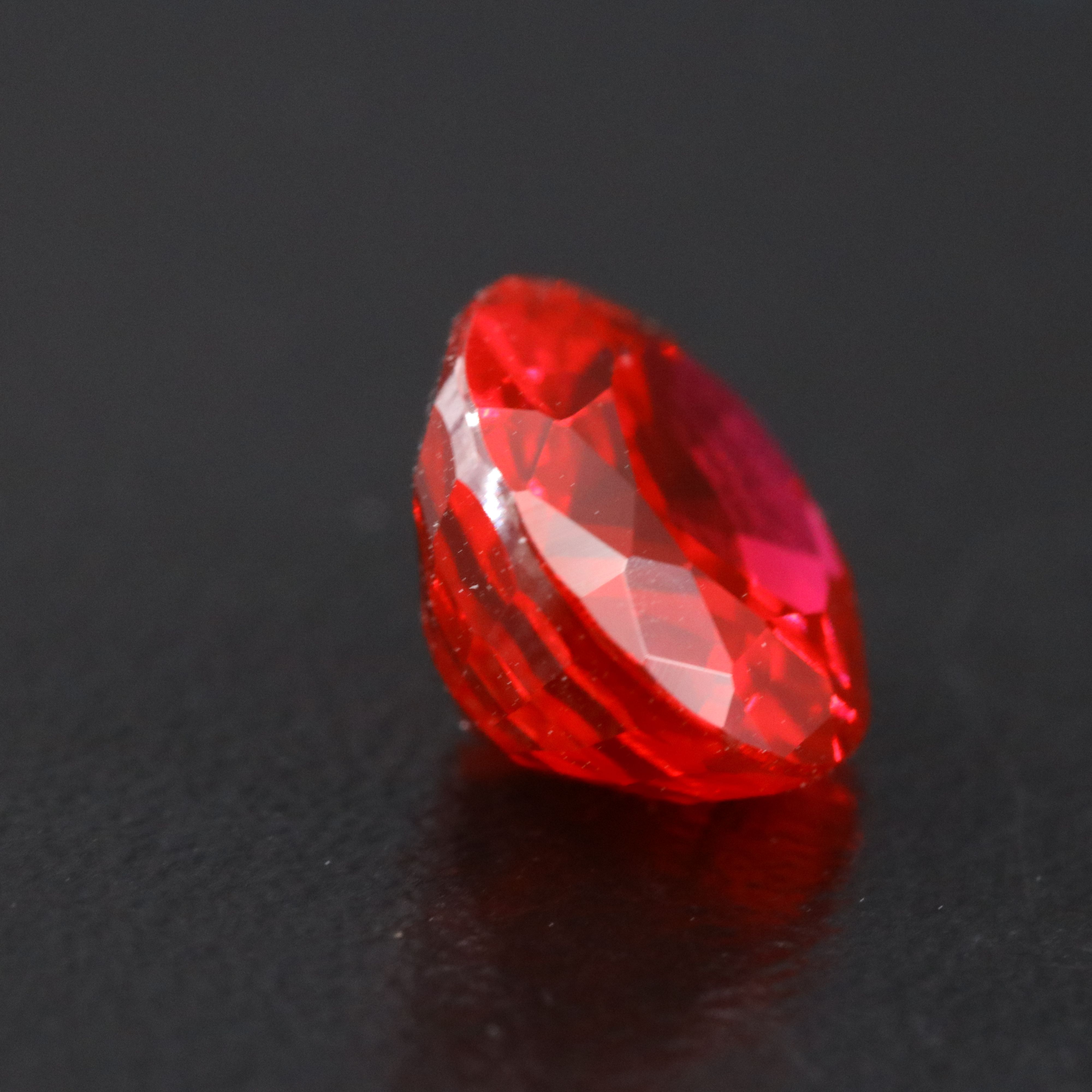 Loose 6.50 CT Lab Grown Ruby