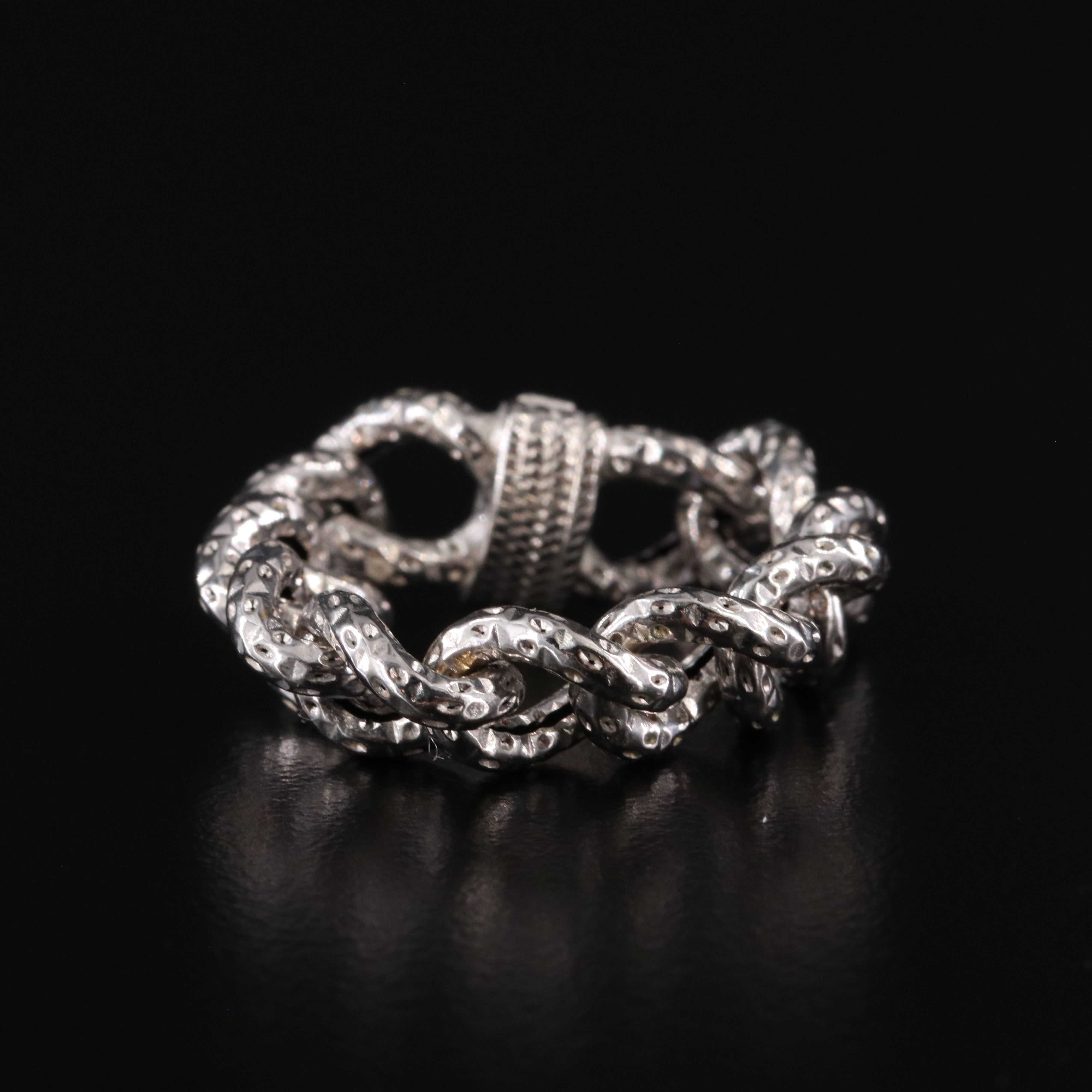 14K Articulated Chain Ring