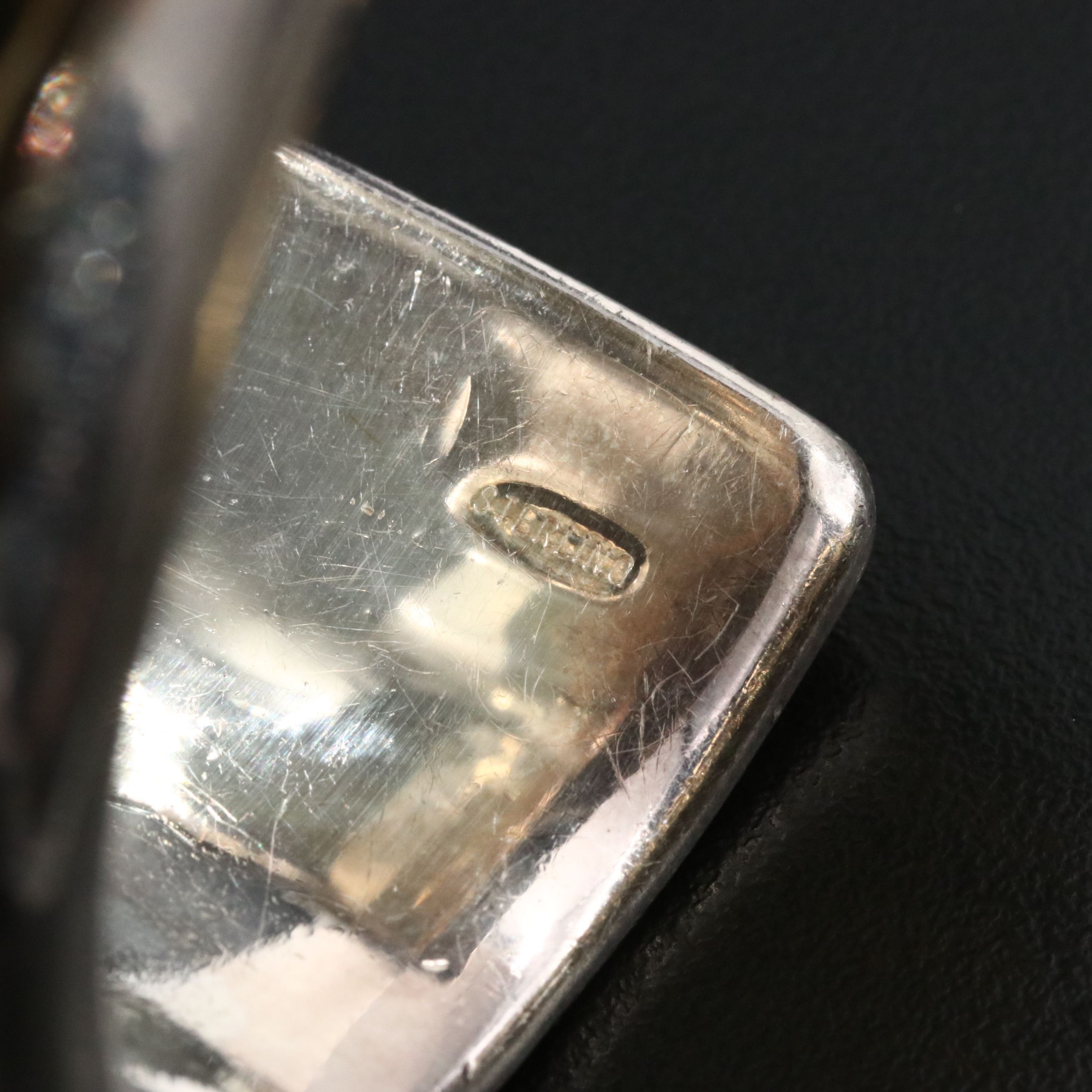 Veronese Sterling Fluted Bangle with Electroformed Bow Cuff