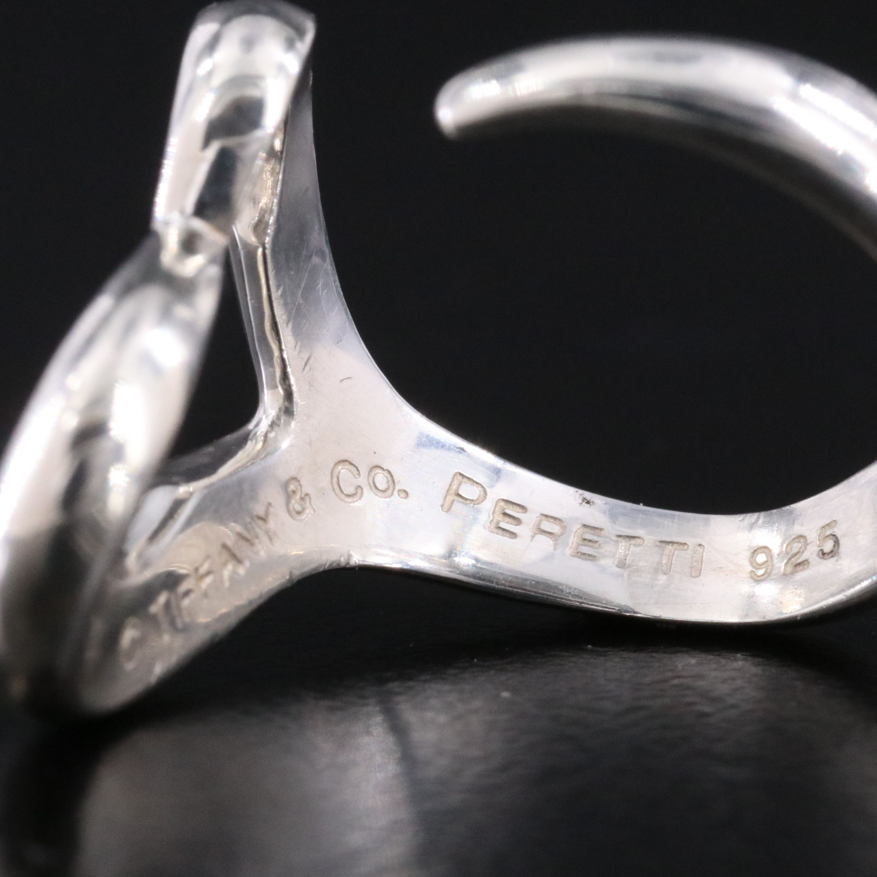 Elsa Peretti for Tiffany & Co. Open Heart Sterling Ring