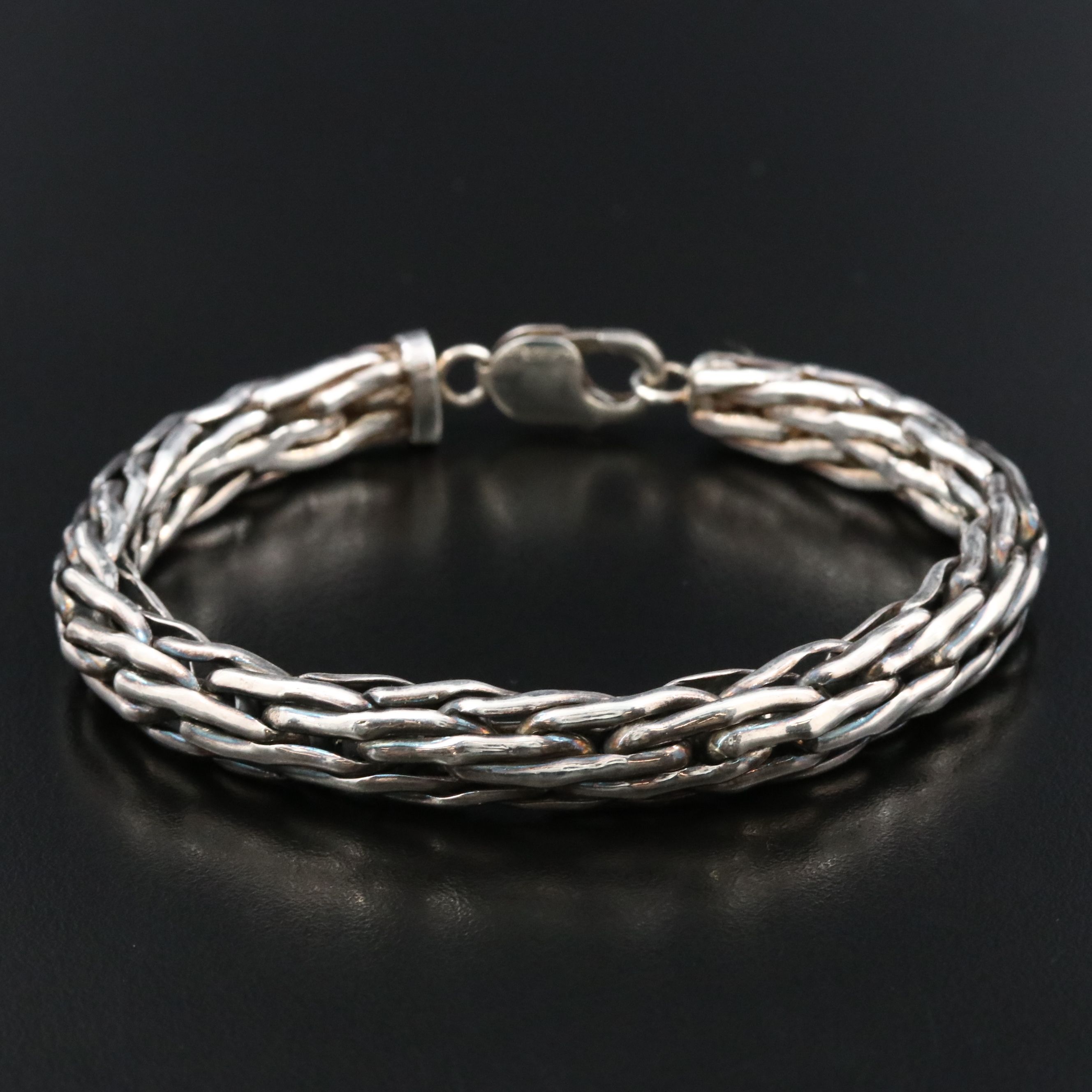 Sterling Fancy Link Bracelet