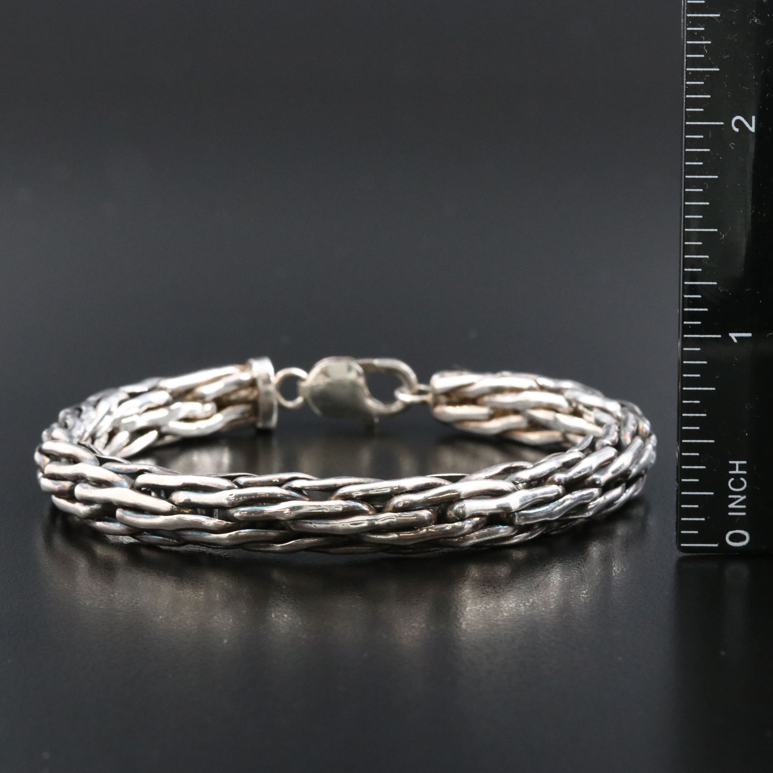 Sterling Fancy Link Bracelet