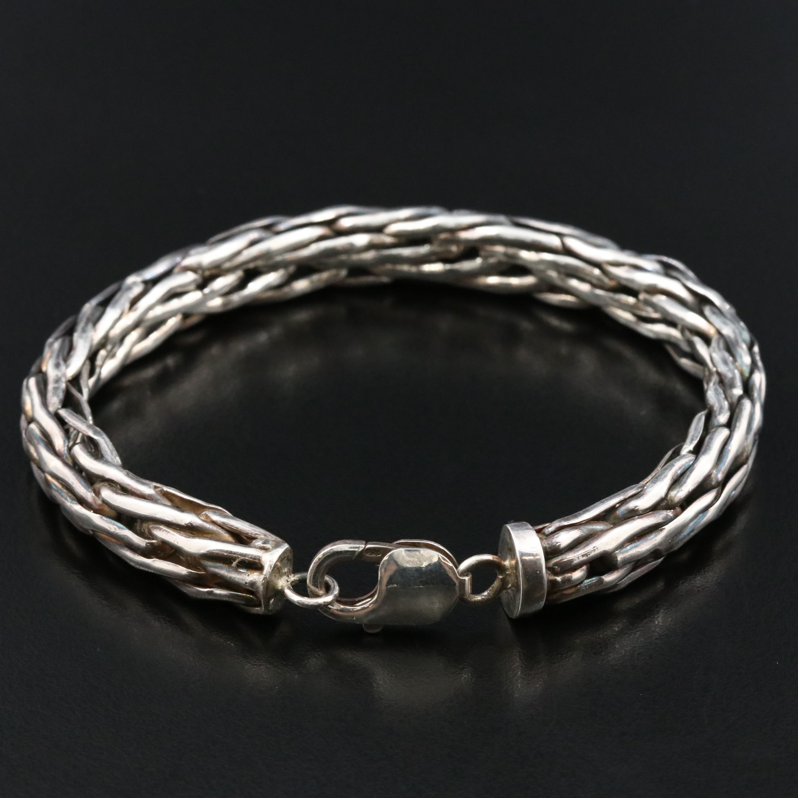 Sterling Fancy Link Bracelet