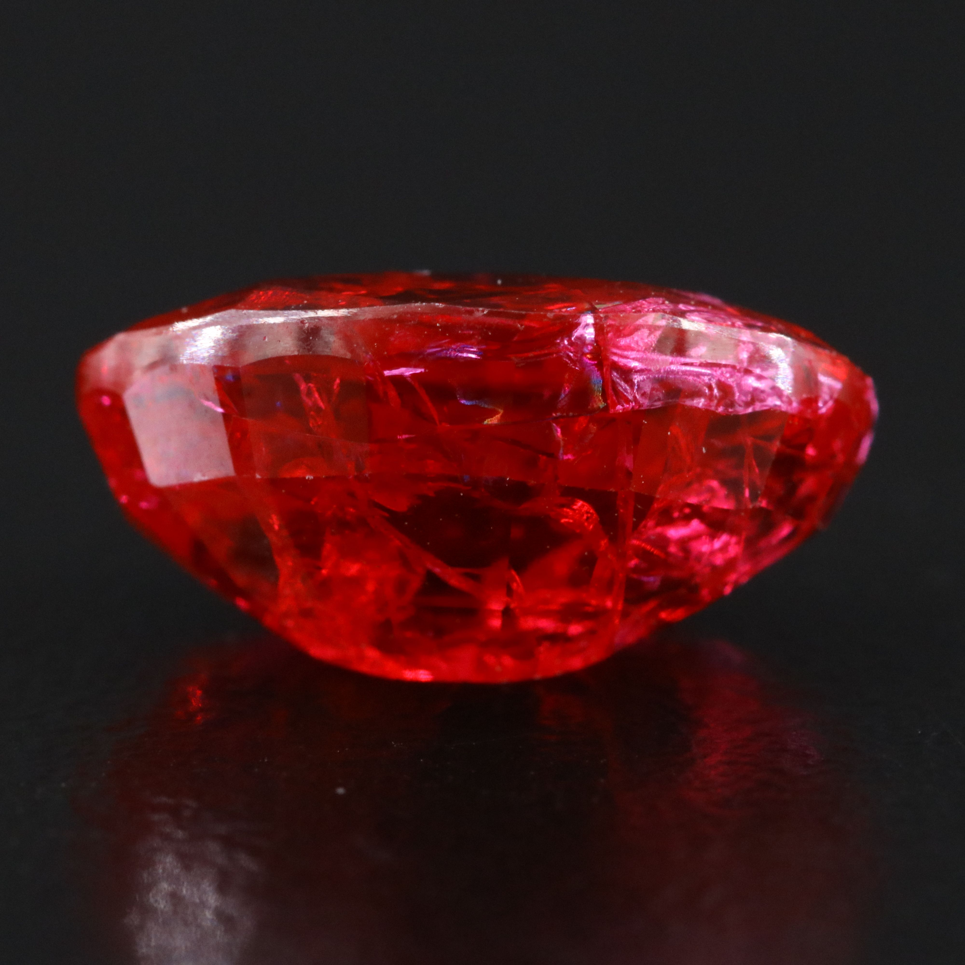 Loose 8.36 CT Lab Grown Ruby