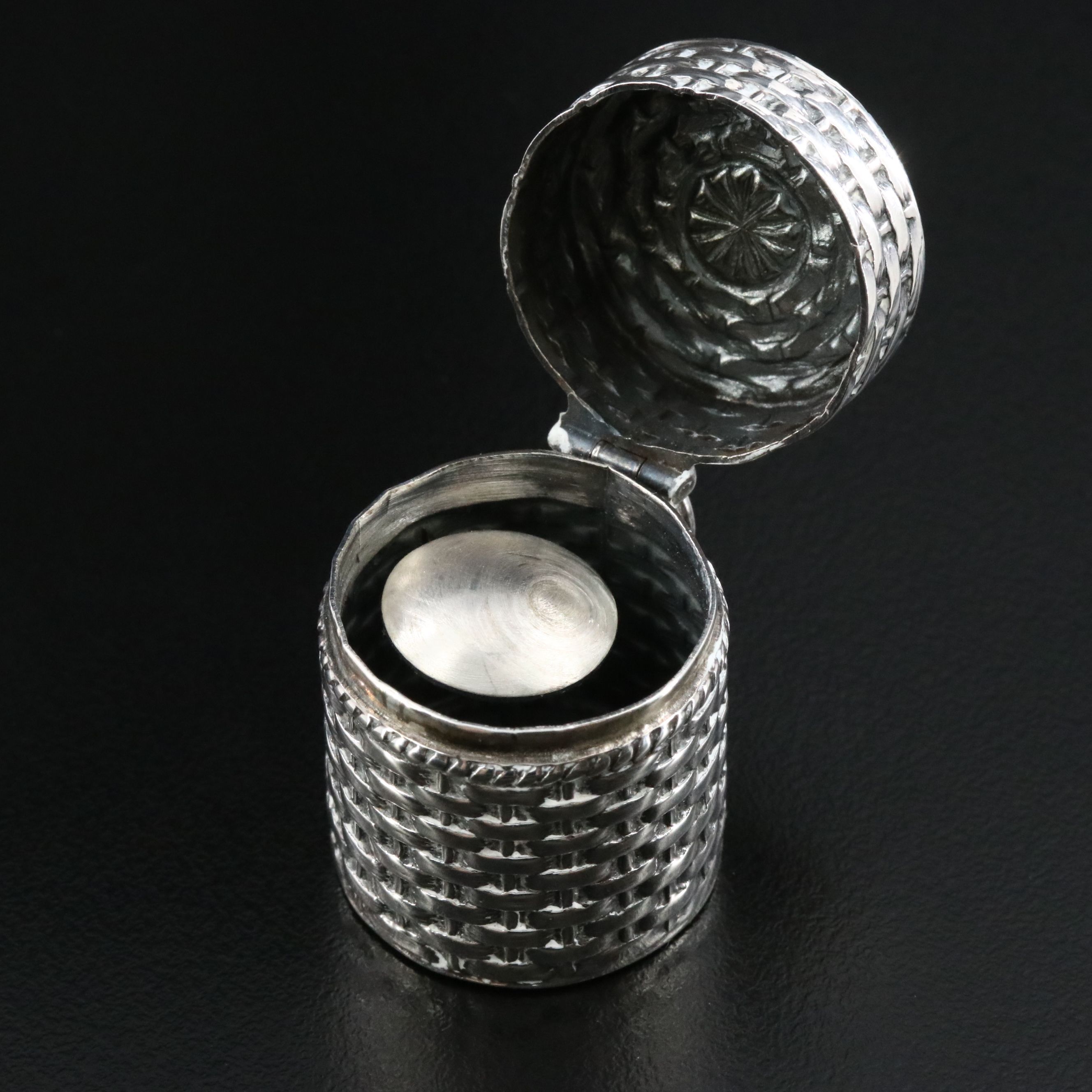 Sterling Portable Ash Tray Pendant