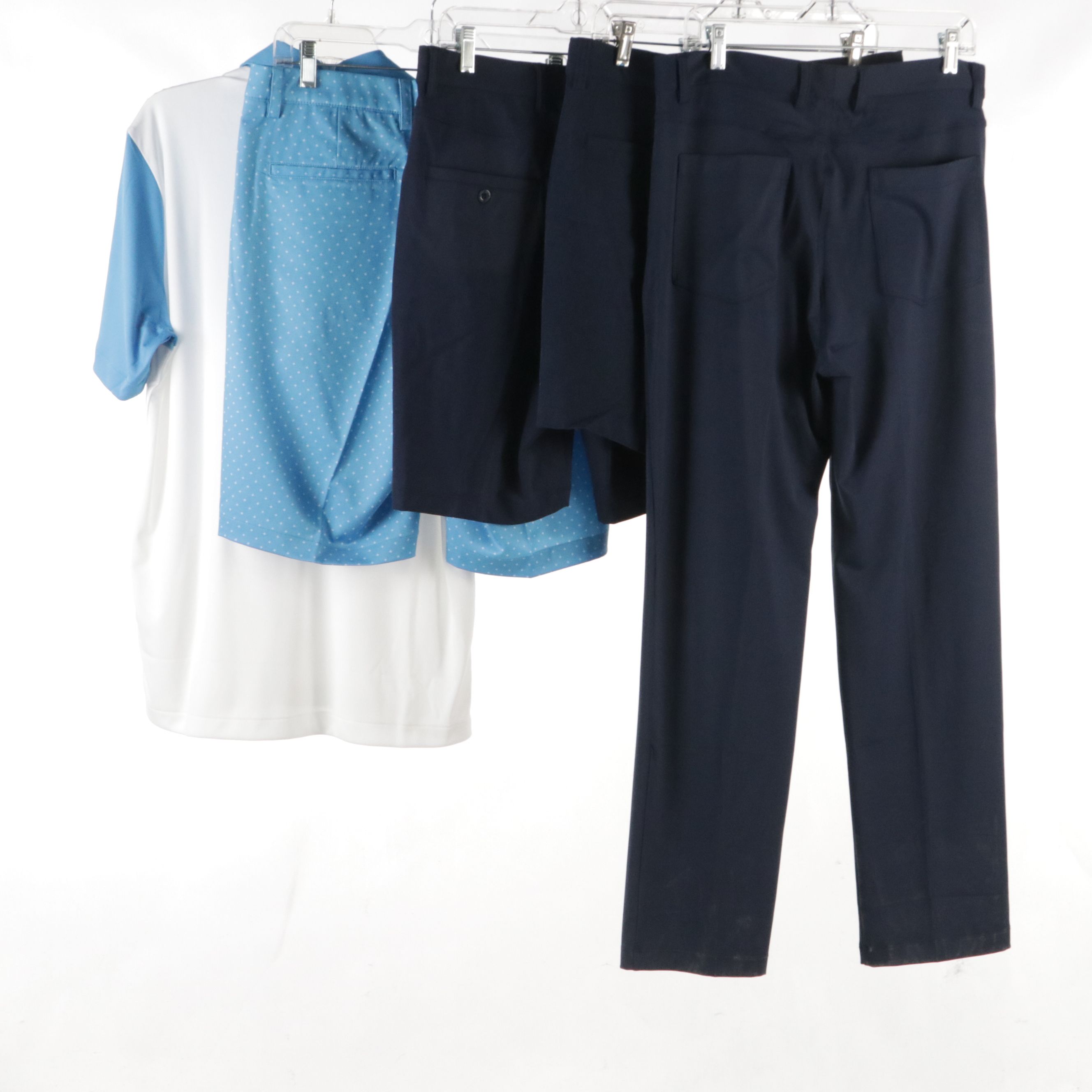 Men's Golf Polo Shirt, Shorts and Pants from Greg Norman, Graham Luxe & More