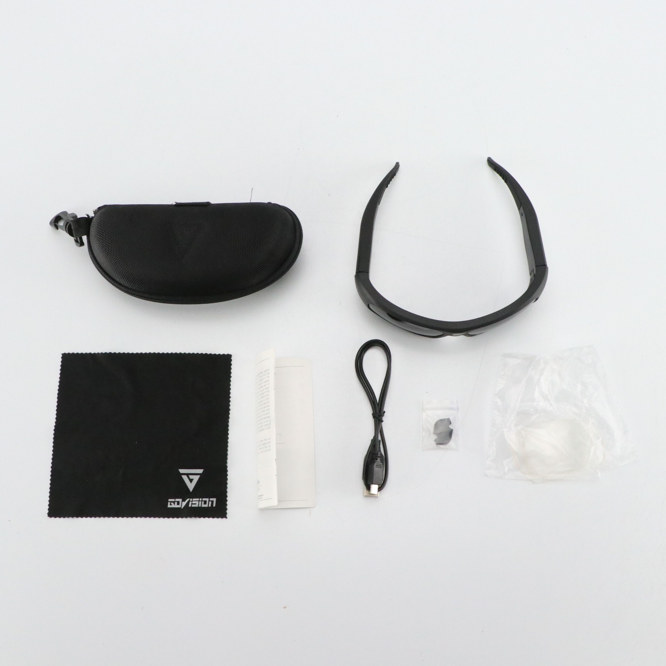 GoVision Apollo Water Resistant 1080p Video Recording Sunglasses w/ Case