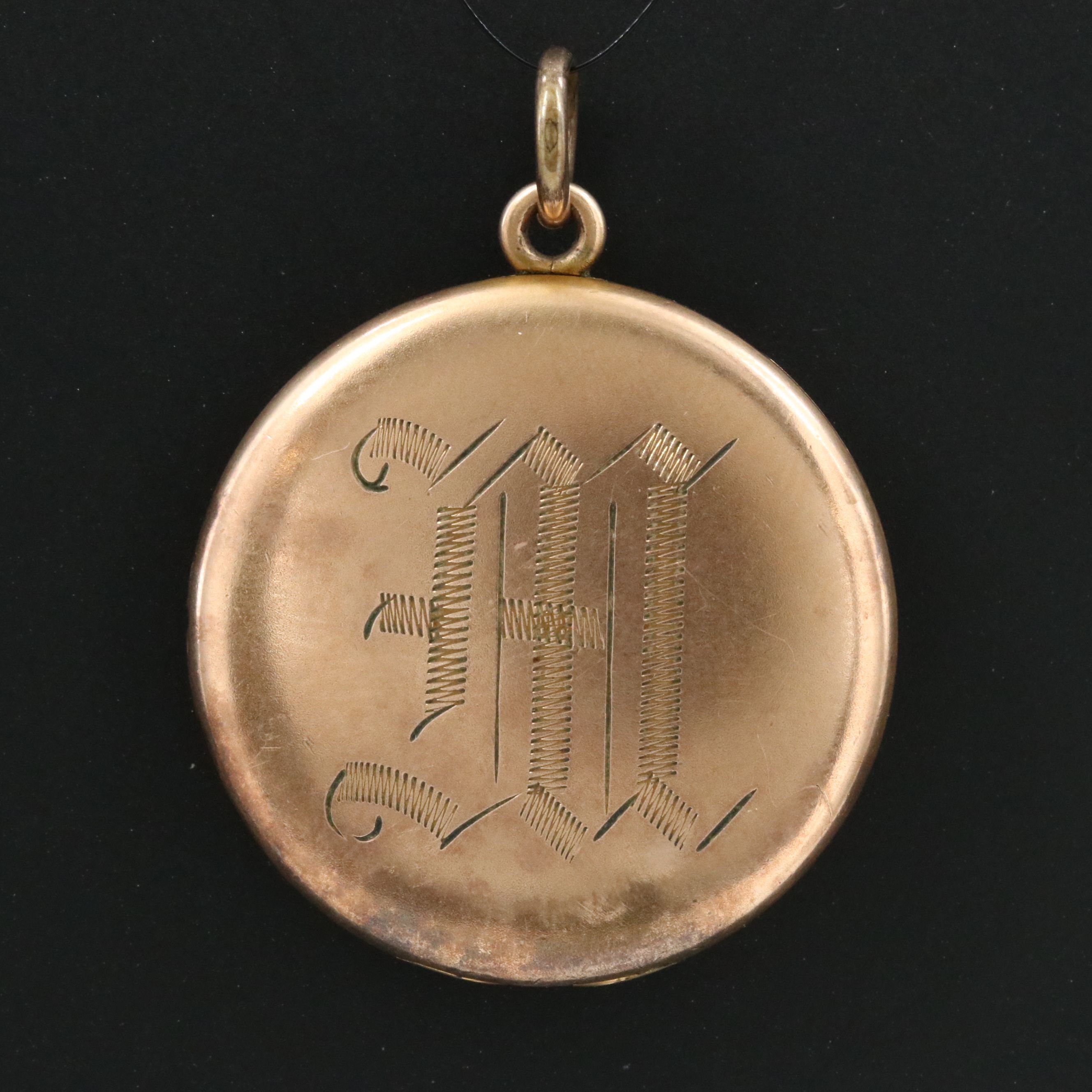 Victorian Glass Paste Starburst Locket