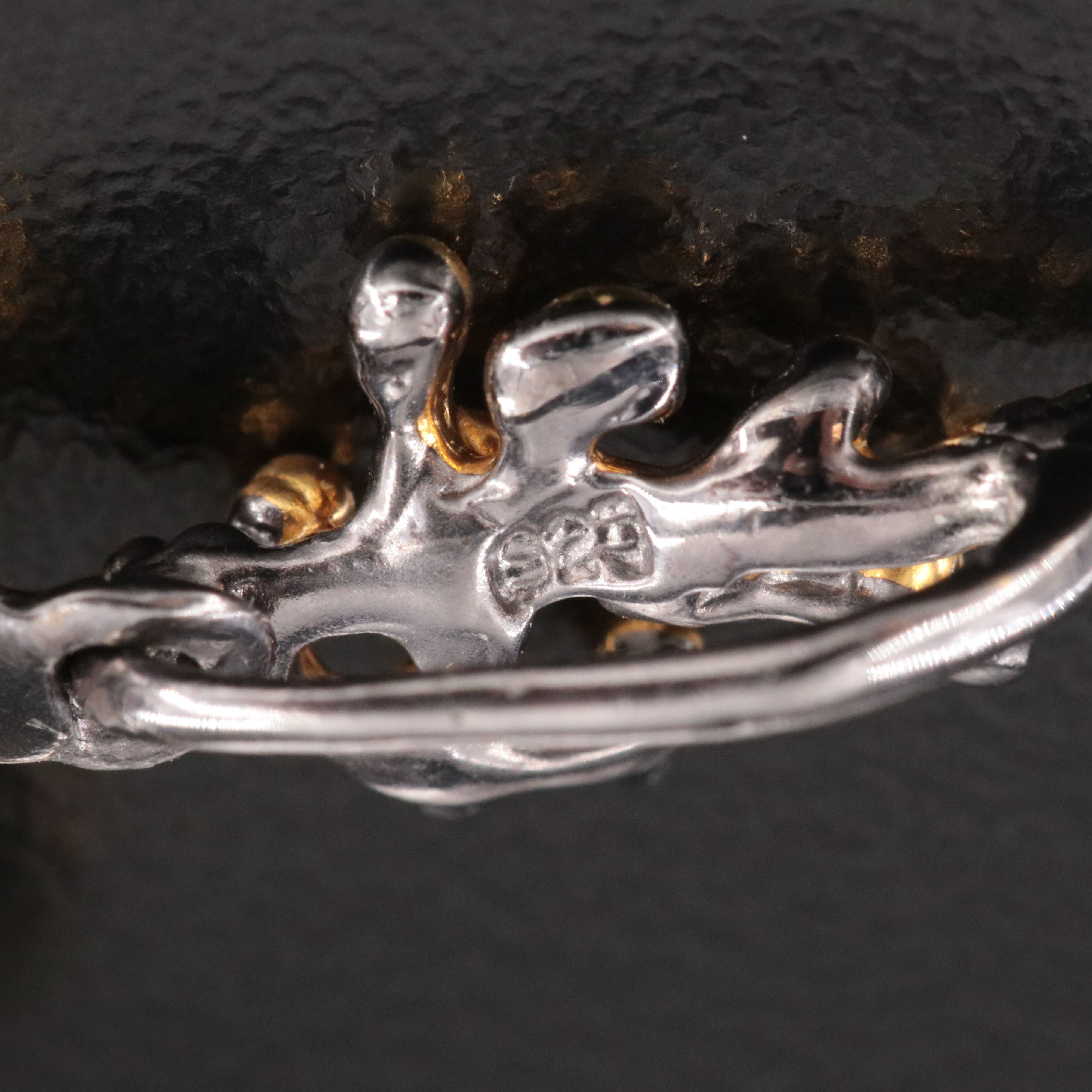 Sterling Quartzite, Pearl and Garnet Octopus Pendant