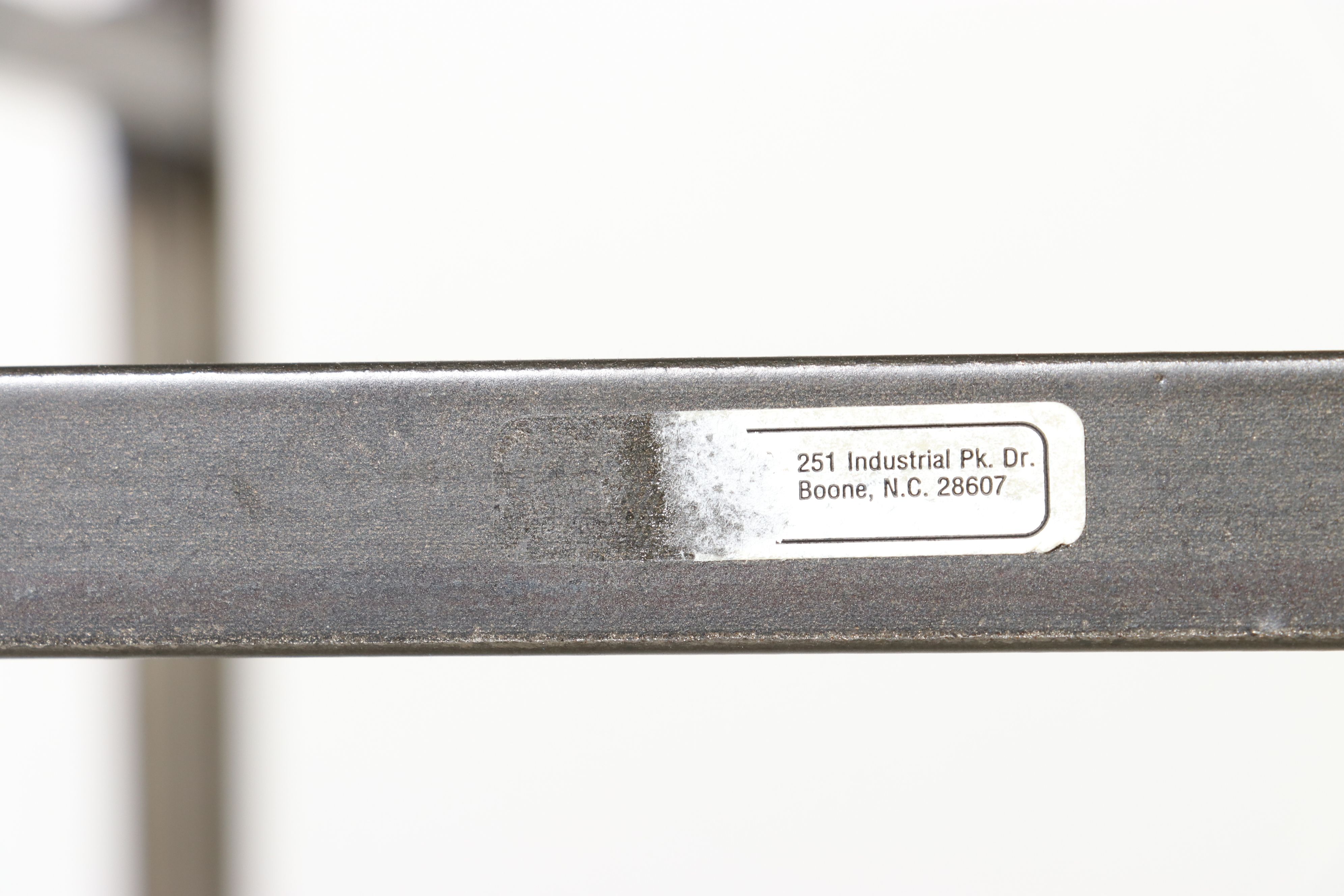 Contemporary Metal and Slate Four-Tier Étagère