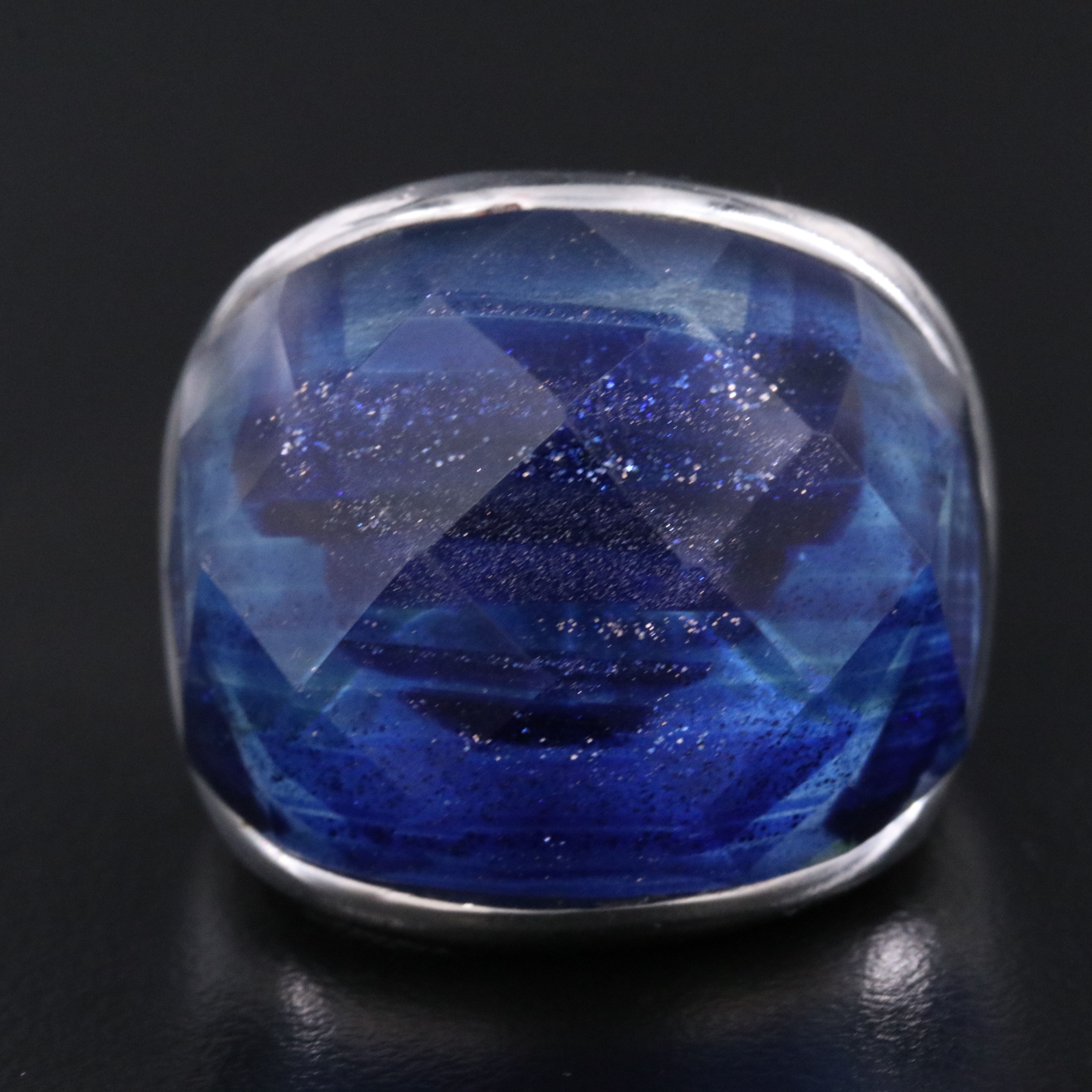 Glass Statement Ring