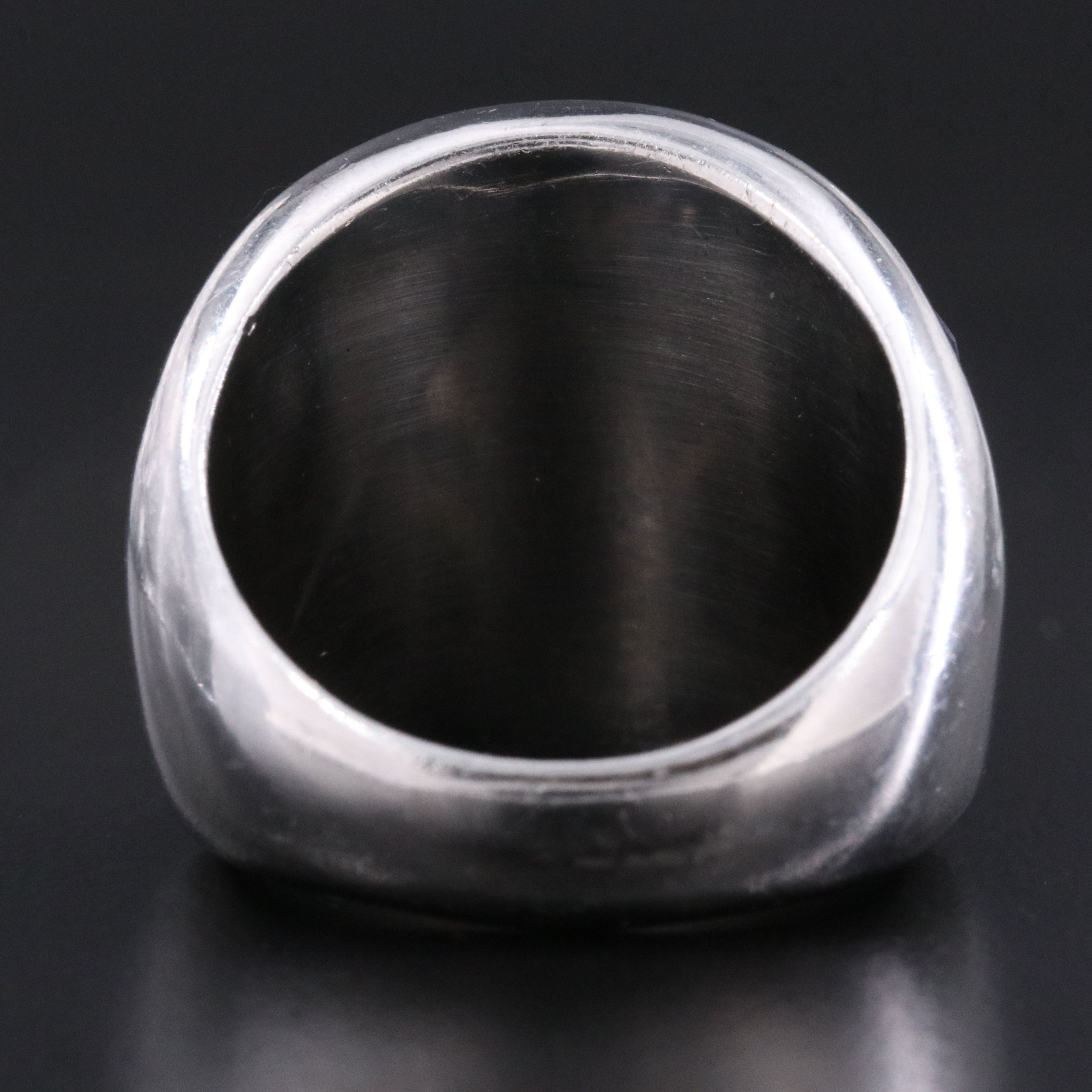 Glass Statement Ring