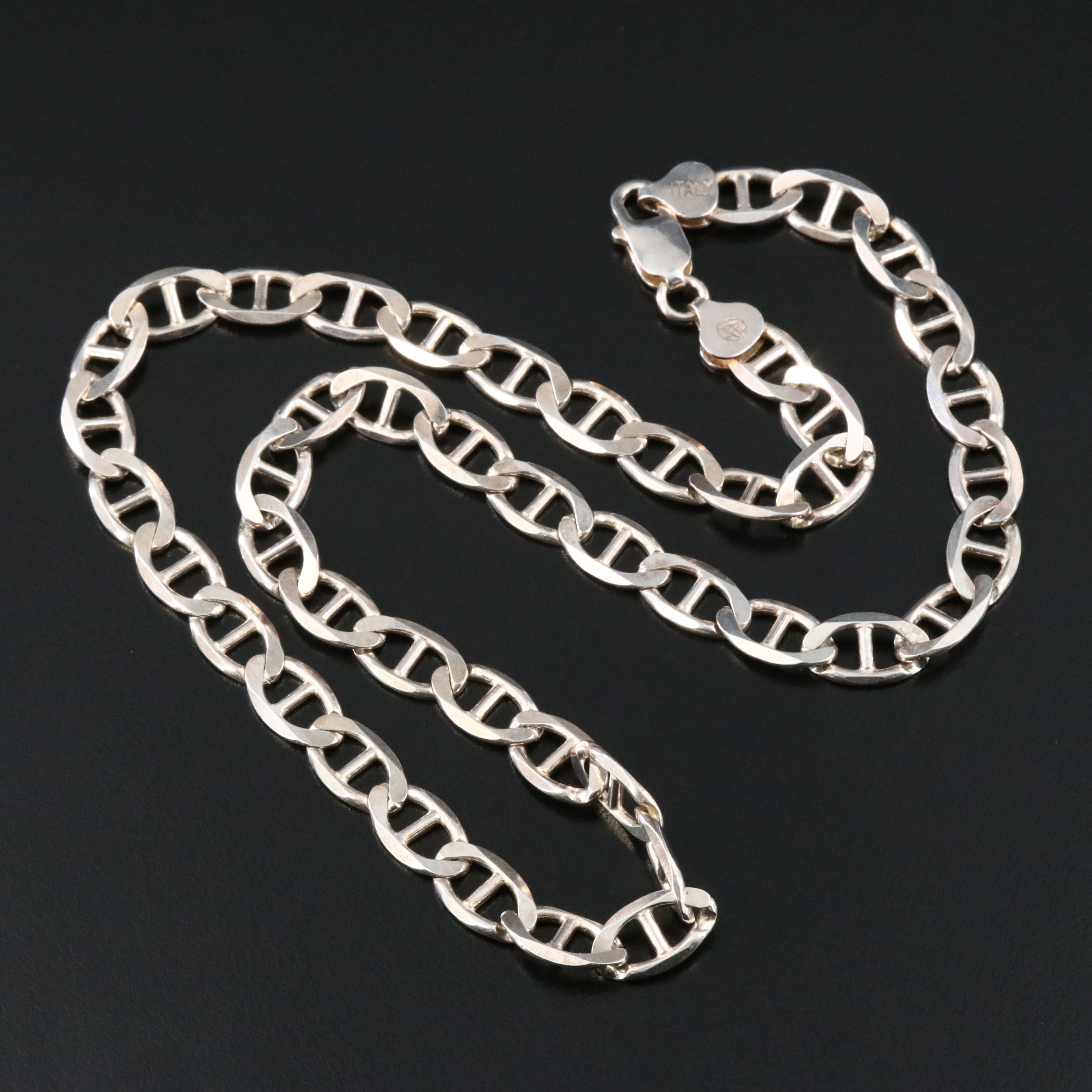 Sterling Mariner Chain Necklace