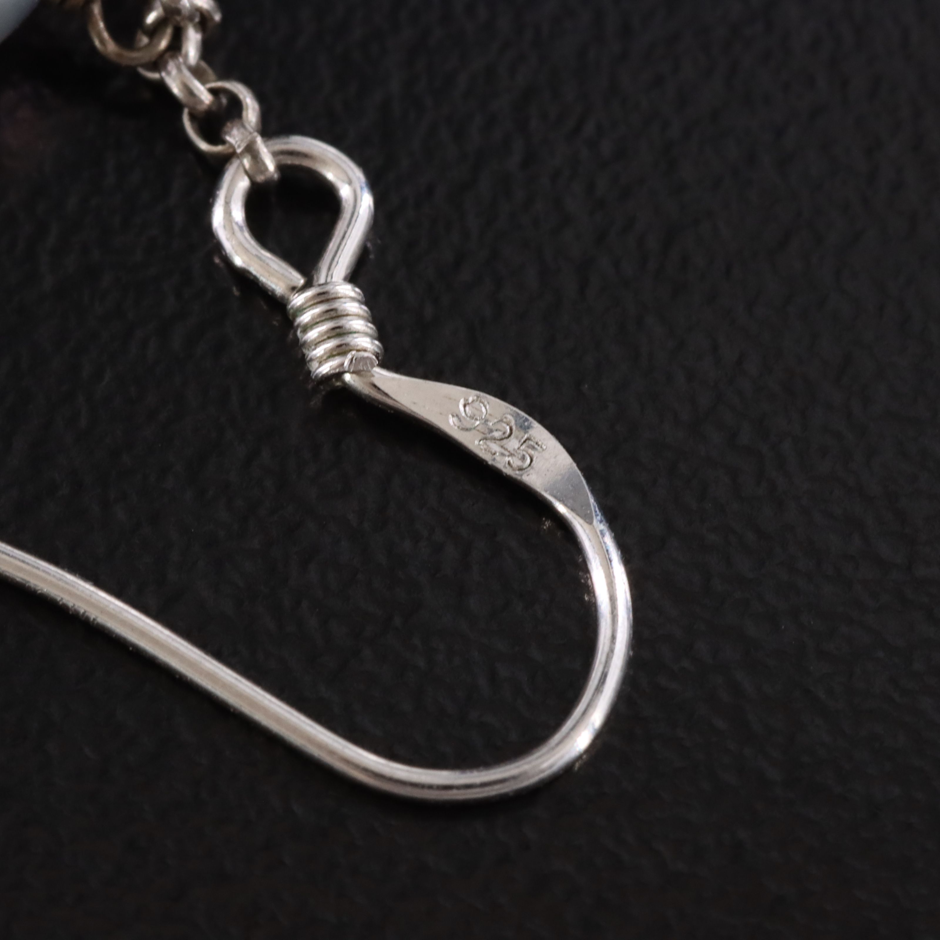 Sterling Pearl Drop Earrings