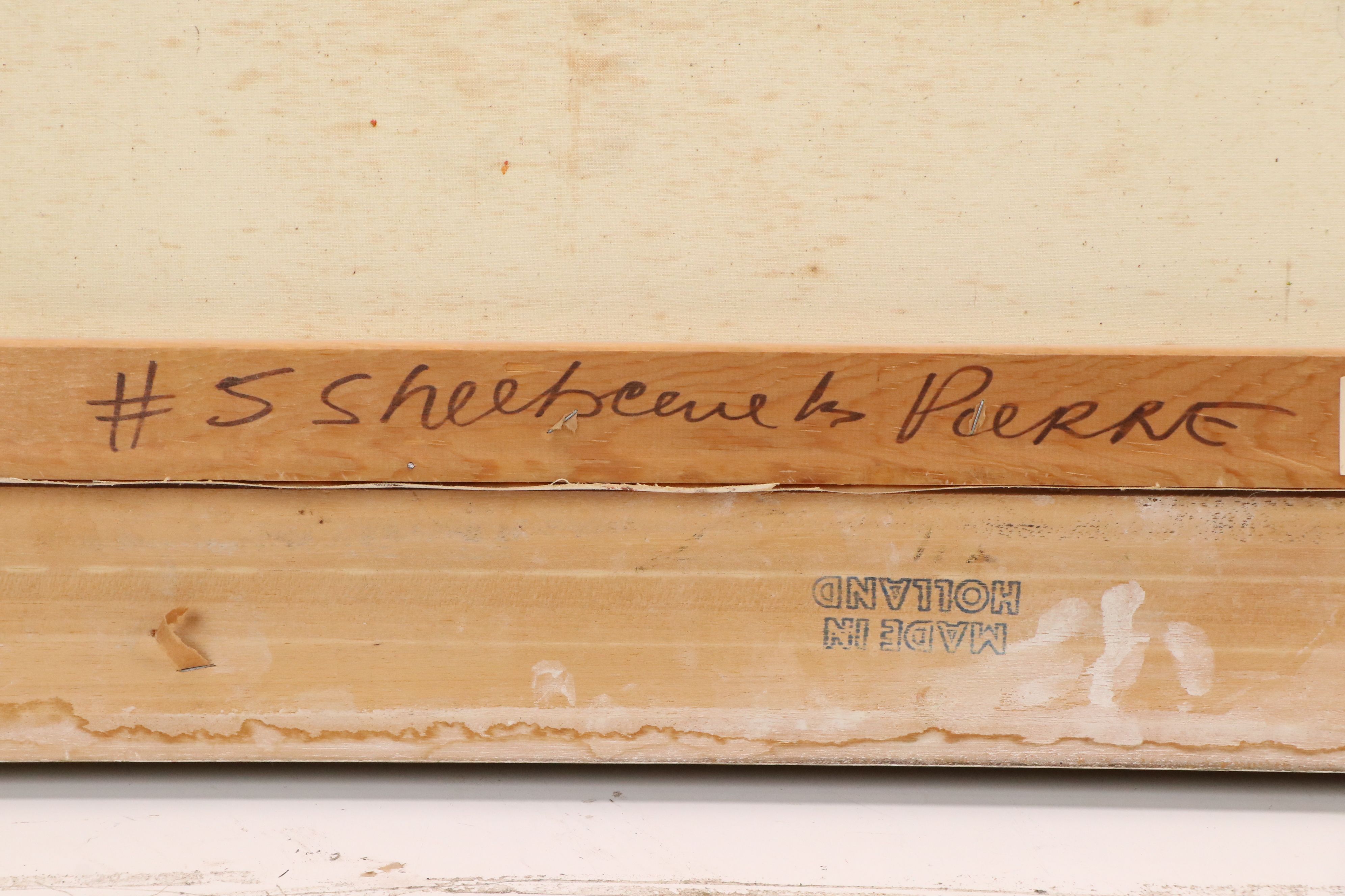 Impressionistic Oil Painting of European Village Street, Mid to Late 20th C.