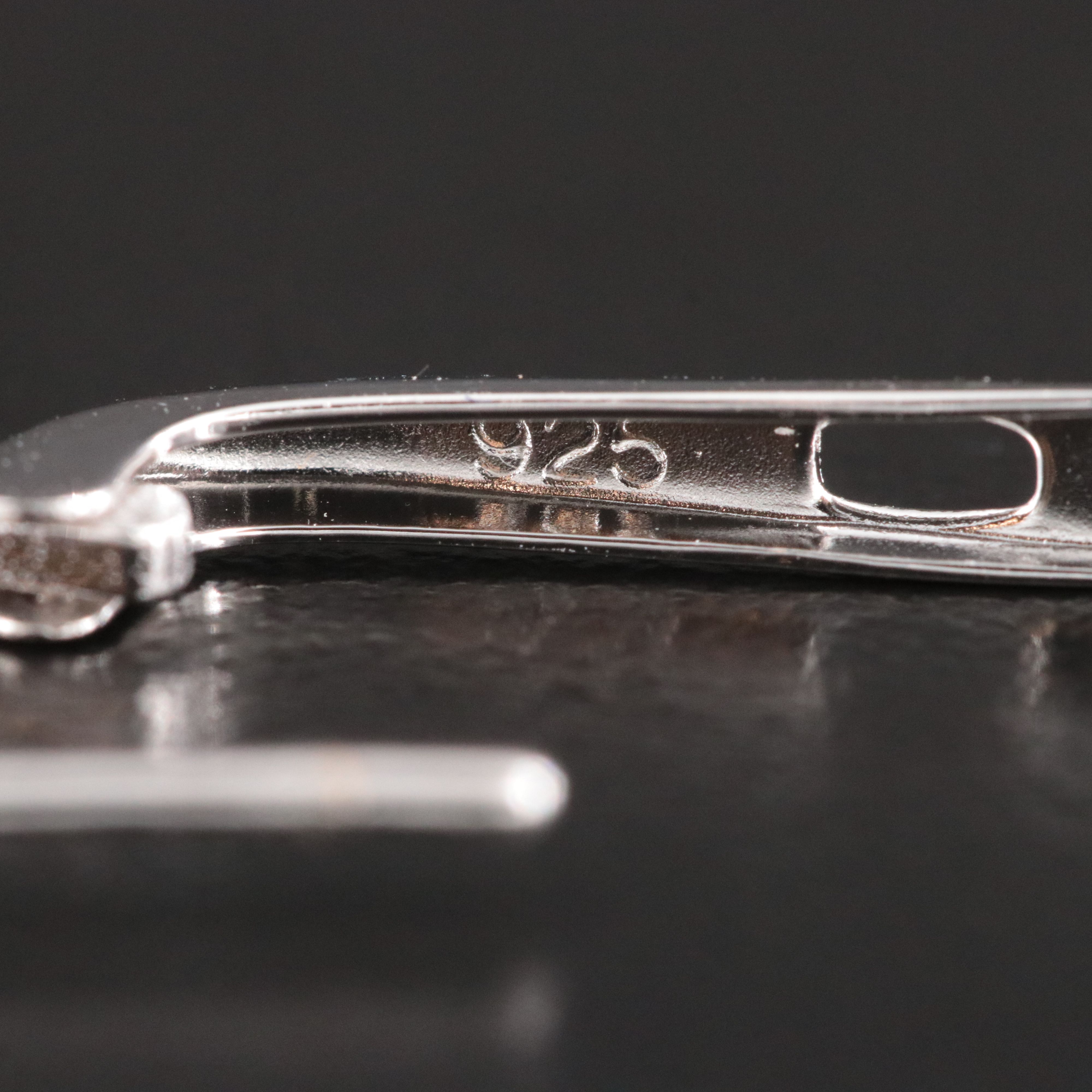 Sterling Ruby Drop Earrings