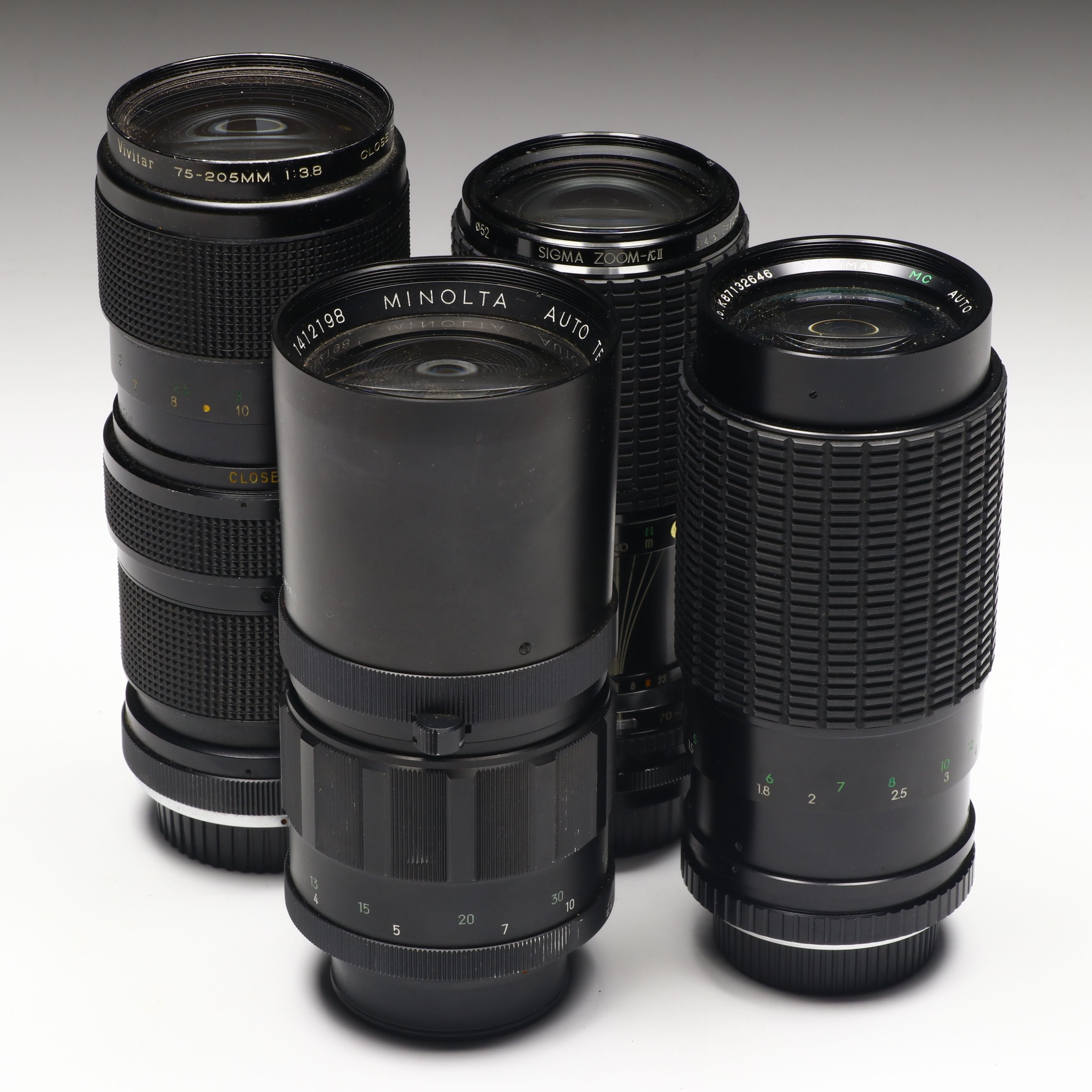 Minolta Rokkor-QF Tele with More Camera Lenses