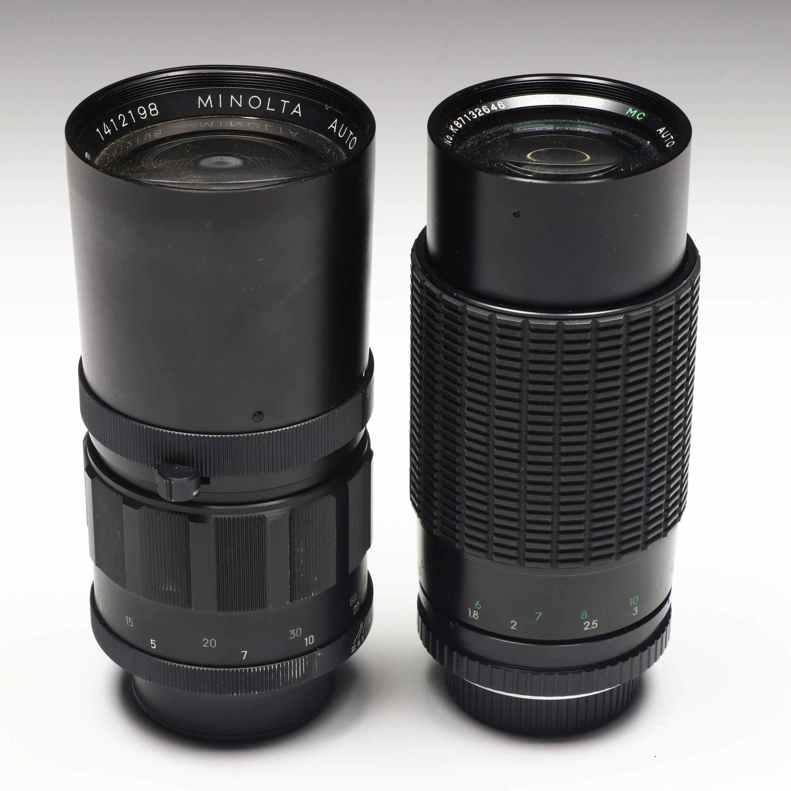 Minolta Rokkor-QF Tele with More Camera Lenses