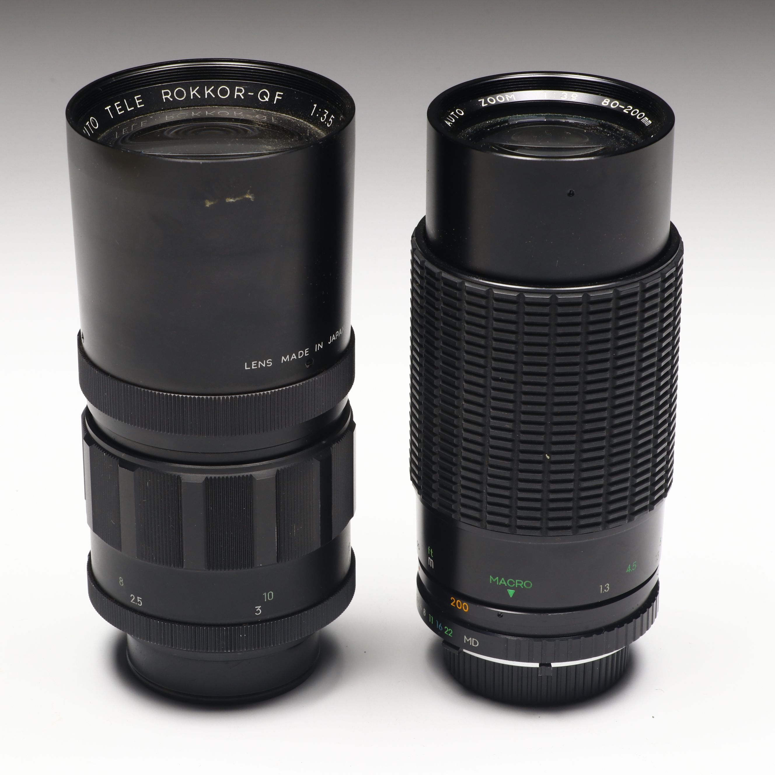 Minolta Rokkor-QF Tele with More Camera Lenses