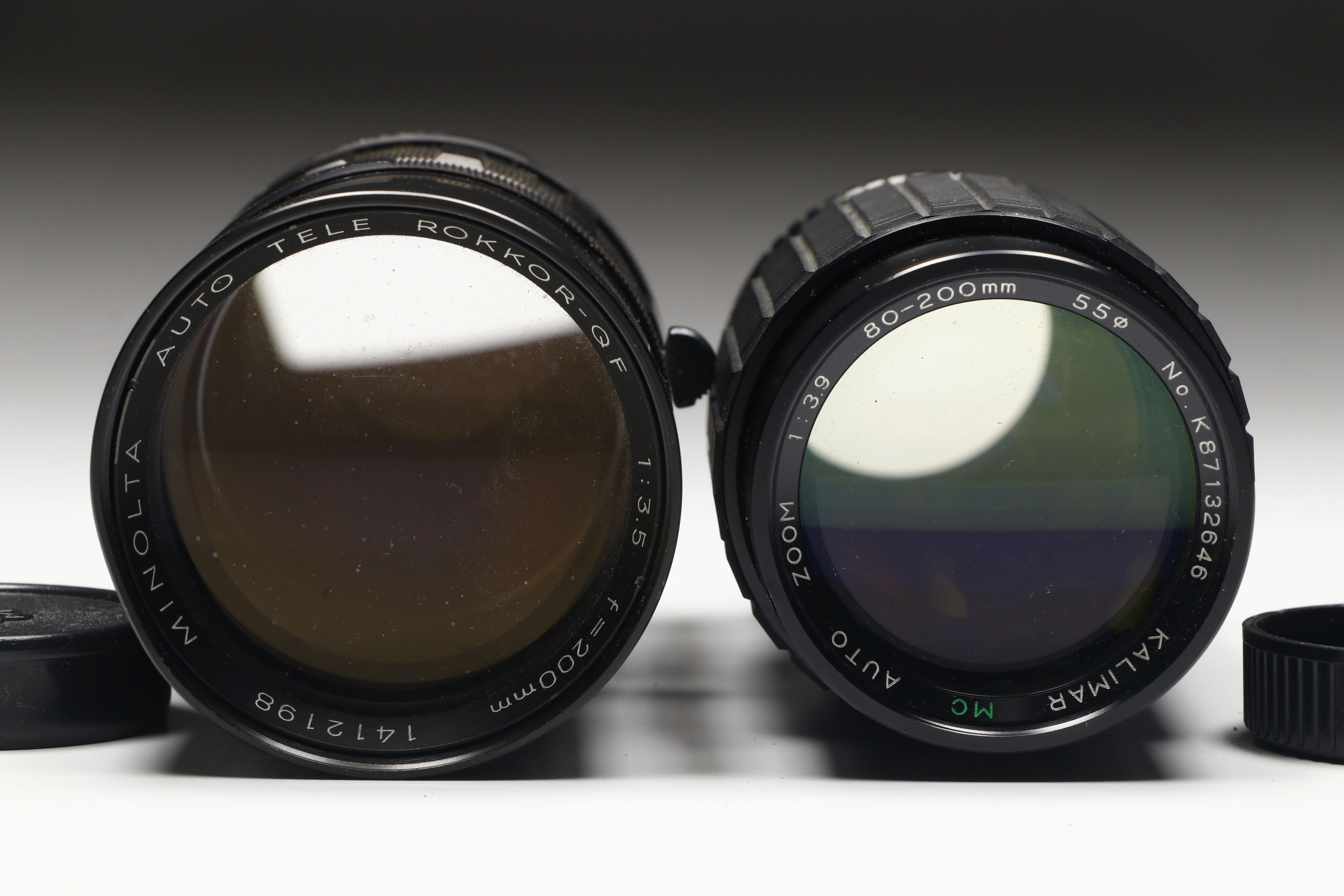 Minolta Rokkor-QF Tele with More Camera Lenses