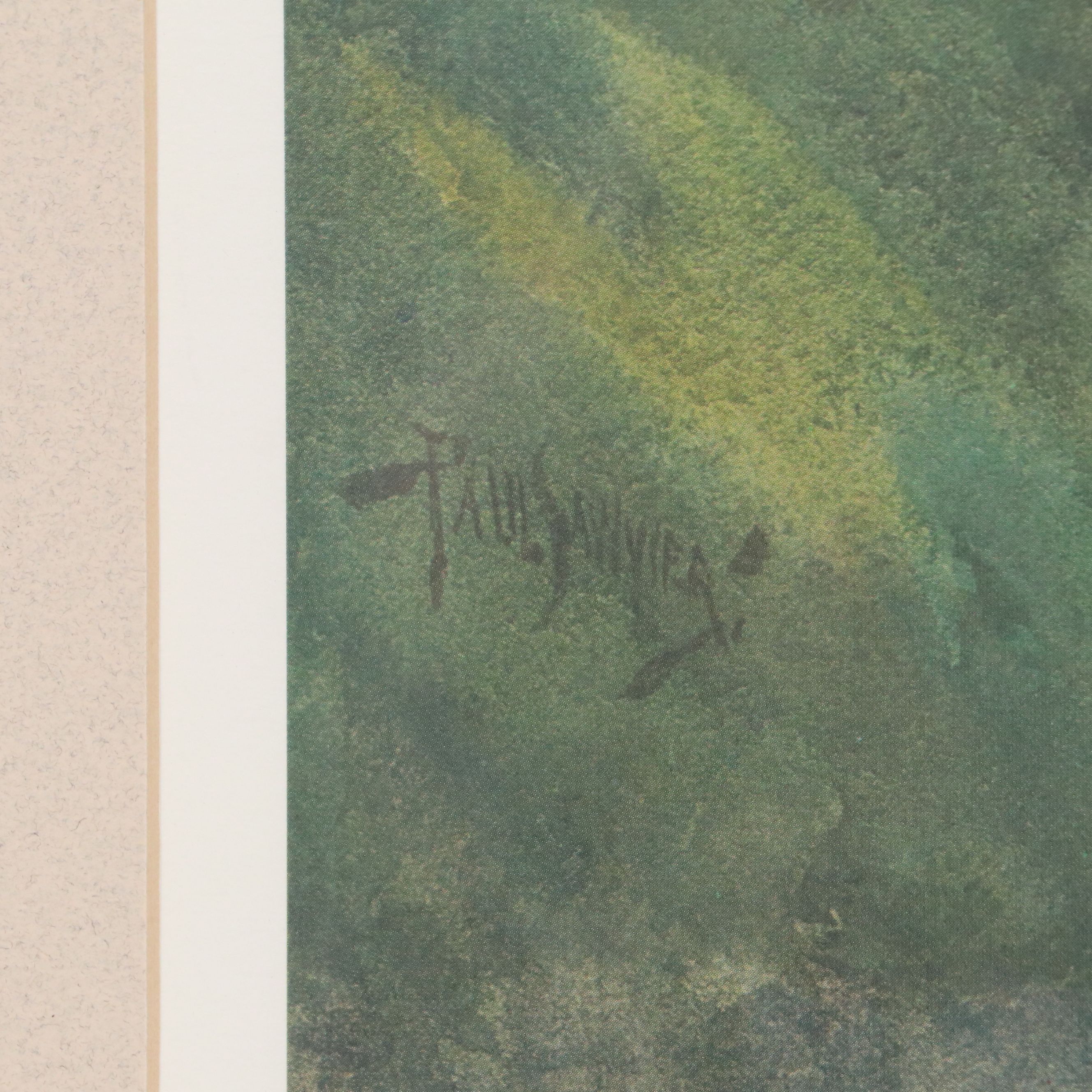 Offset Lithograph After Paul Sawyier "The Owenton Road"