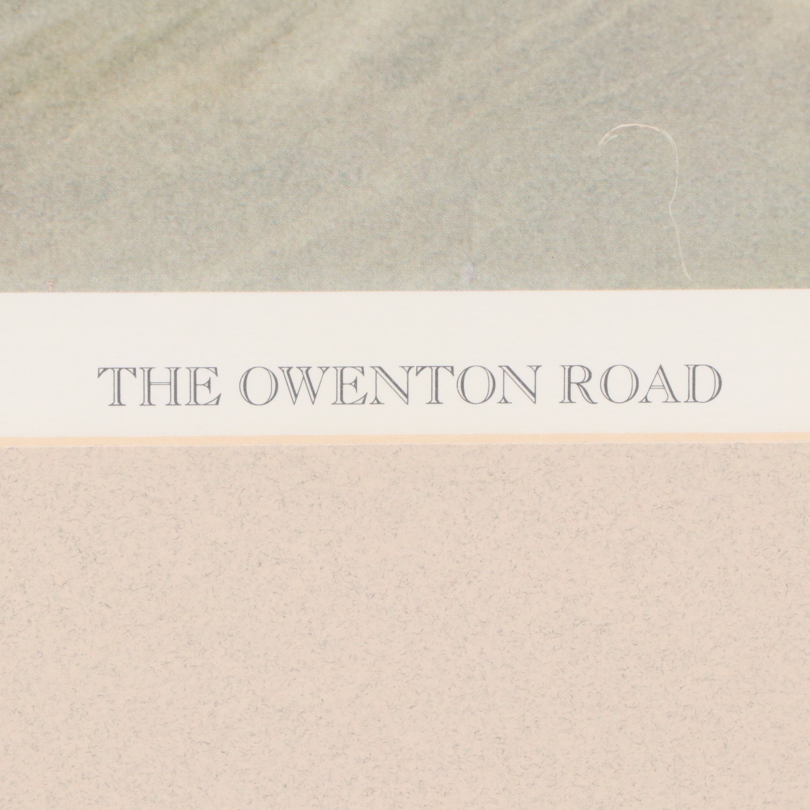 Offset Lithograph After Paul Sawyier "The Owenton Road"