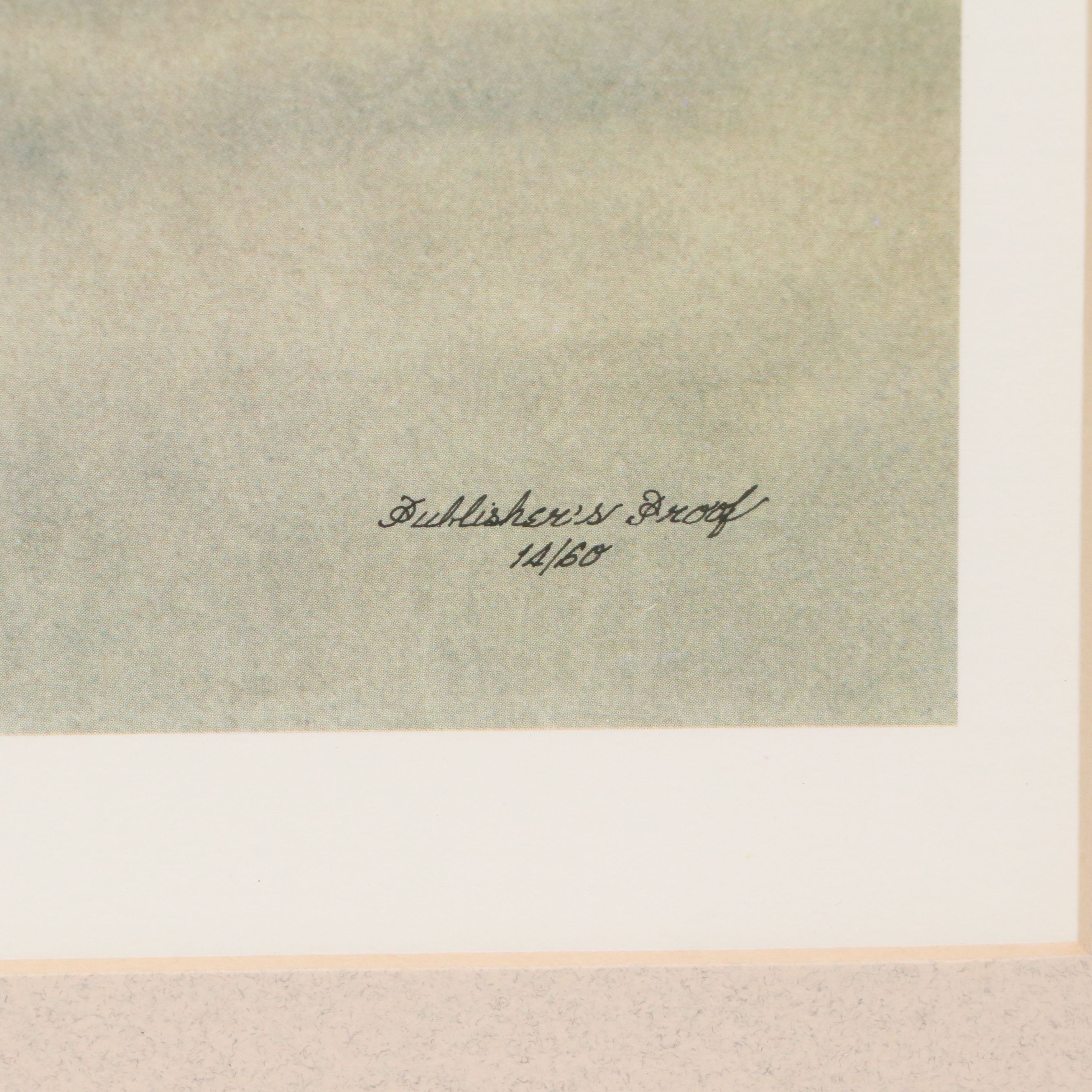 Offset Lithograph After Paul Sawyier "The Owenton Road"