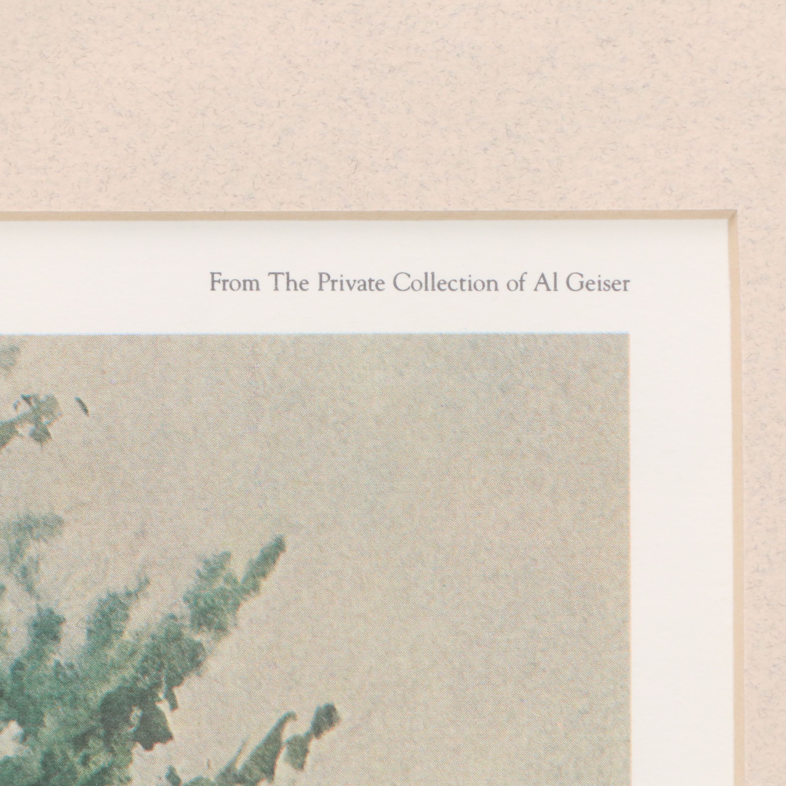 Offset Lithograph After Paul Sawyier "The Owenton Road"