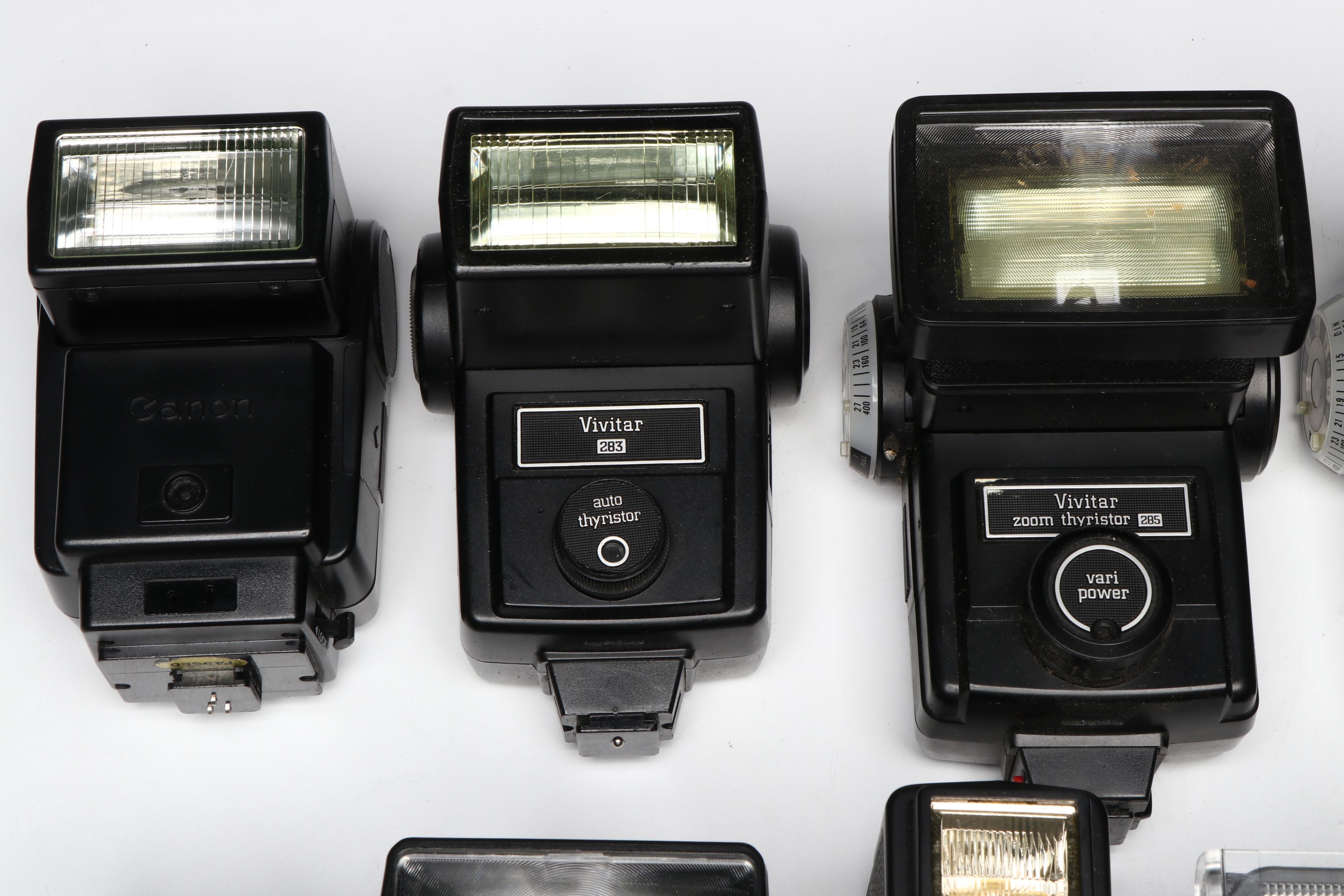 Vivitar, Minolta, Canon and More Hot Shoe Camera Flashes