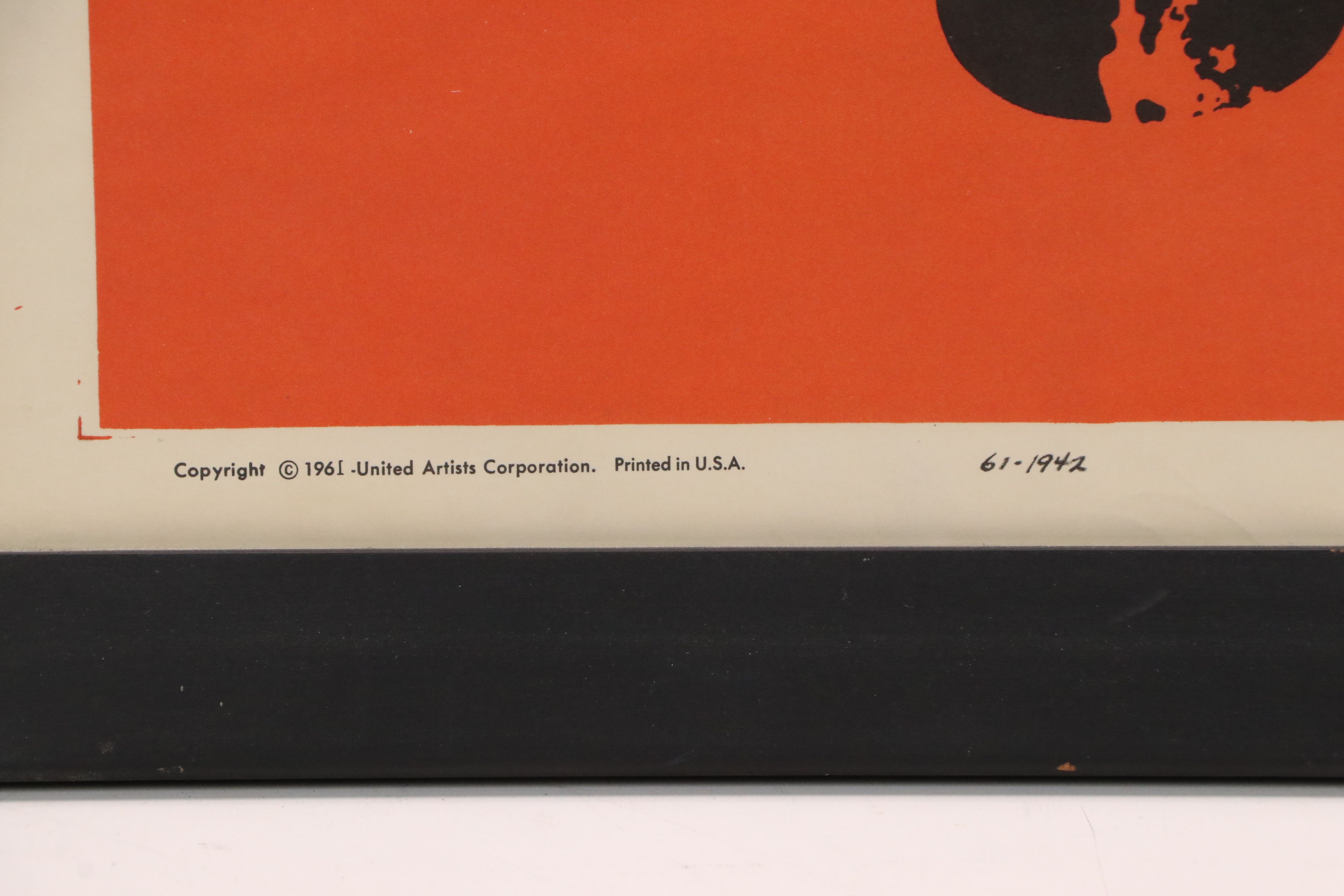 "West Side Story" Color Lithograph Movie Poster, 1961