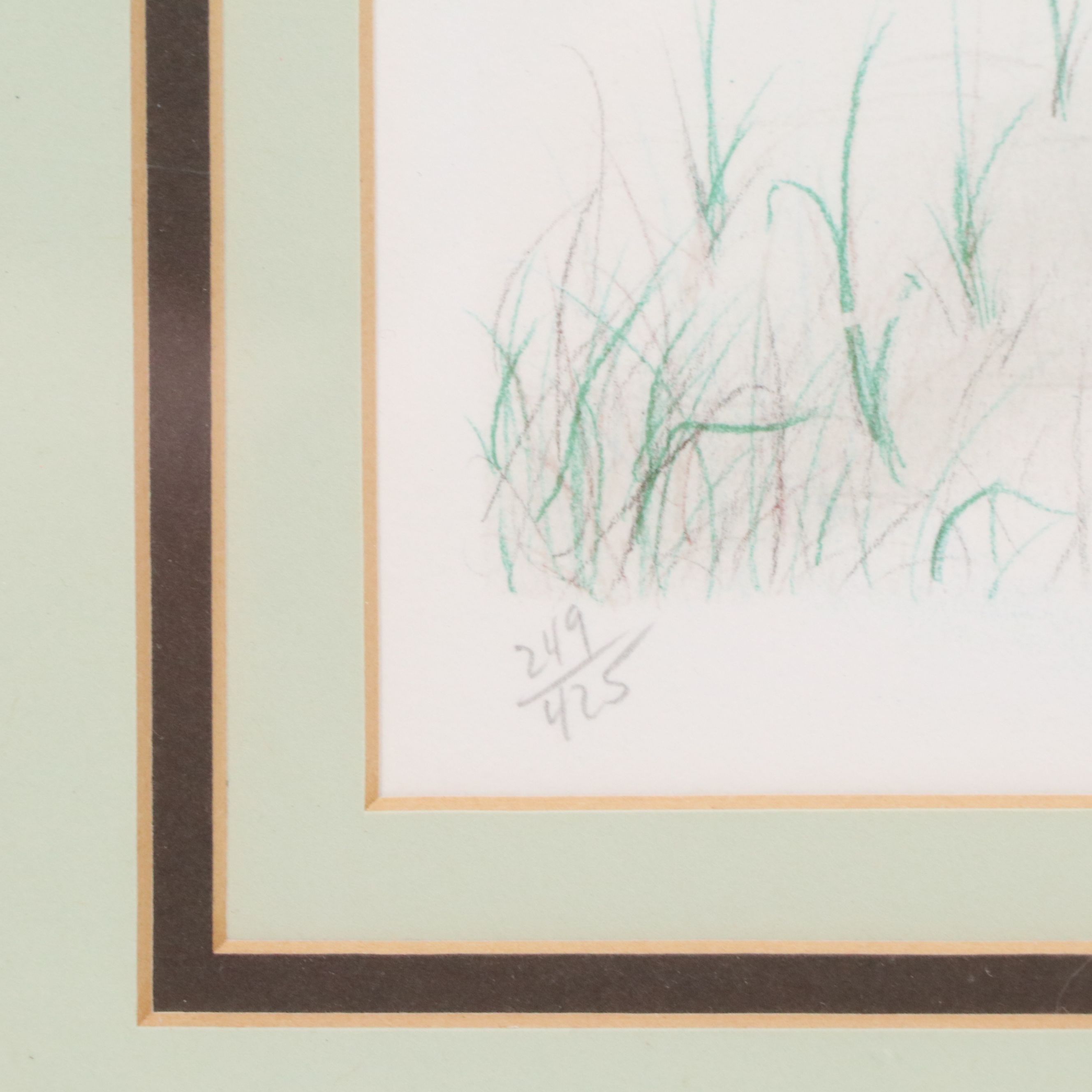 Peter Yesis Coastal Scene Lithograph of Beached Boats, Late 20th Century