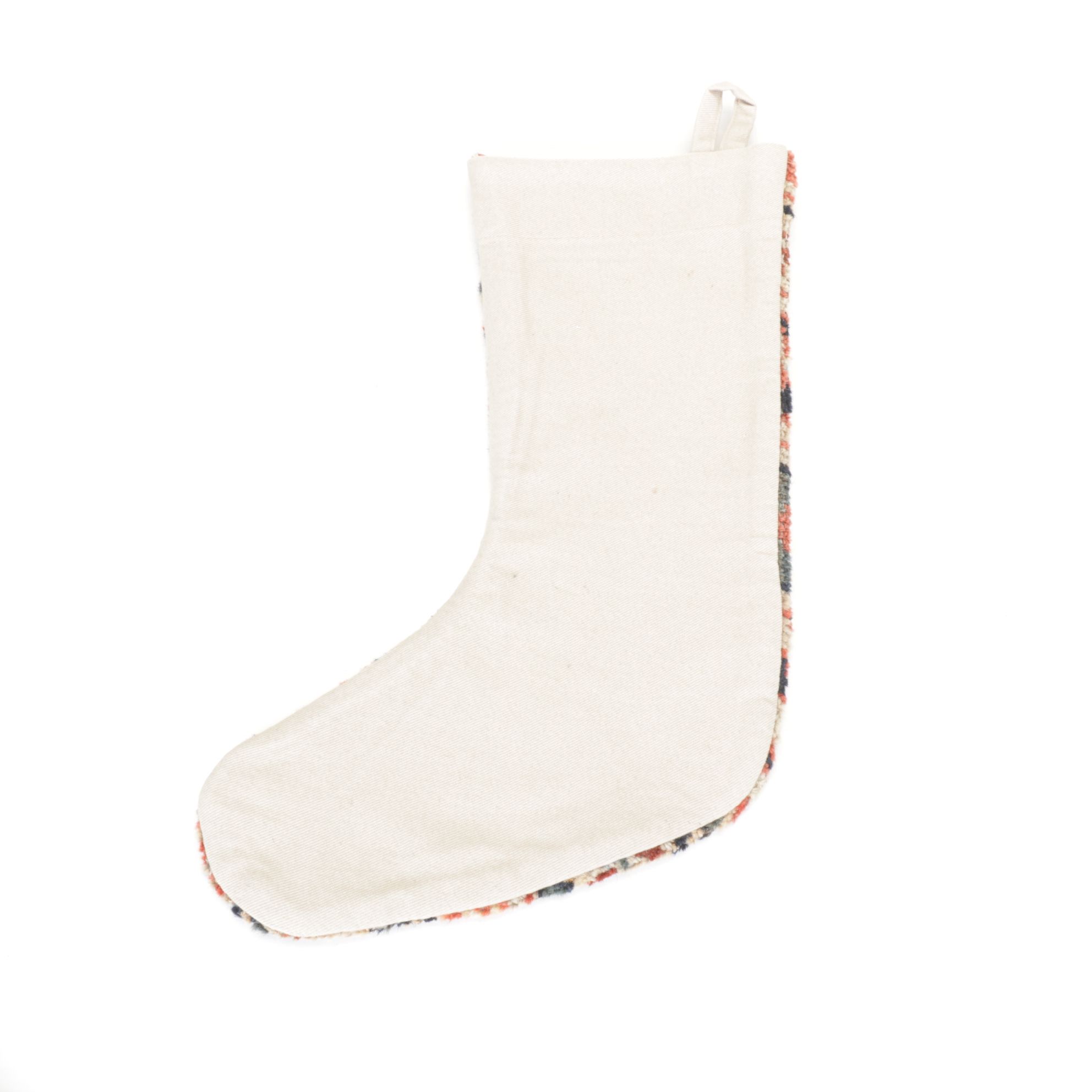 Hand-Pieced Kilim Rug Remnant Christmas Stockings