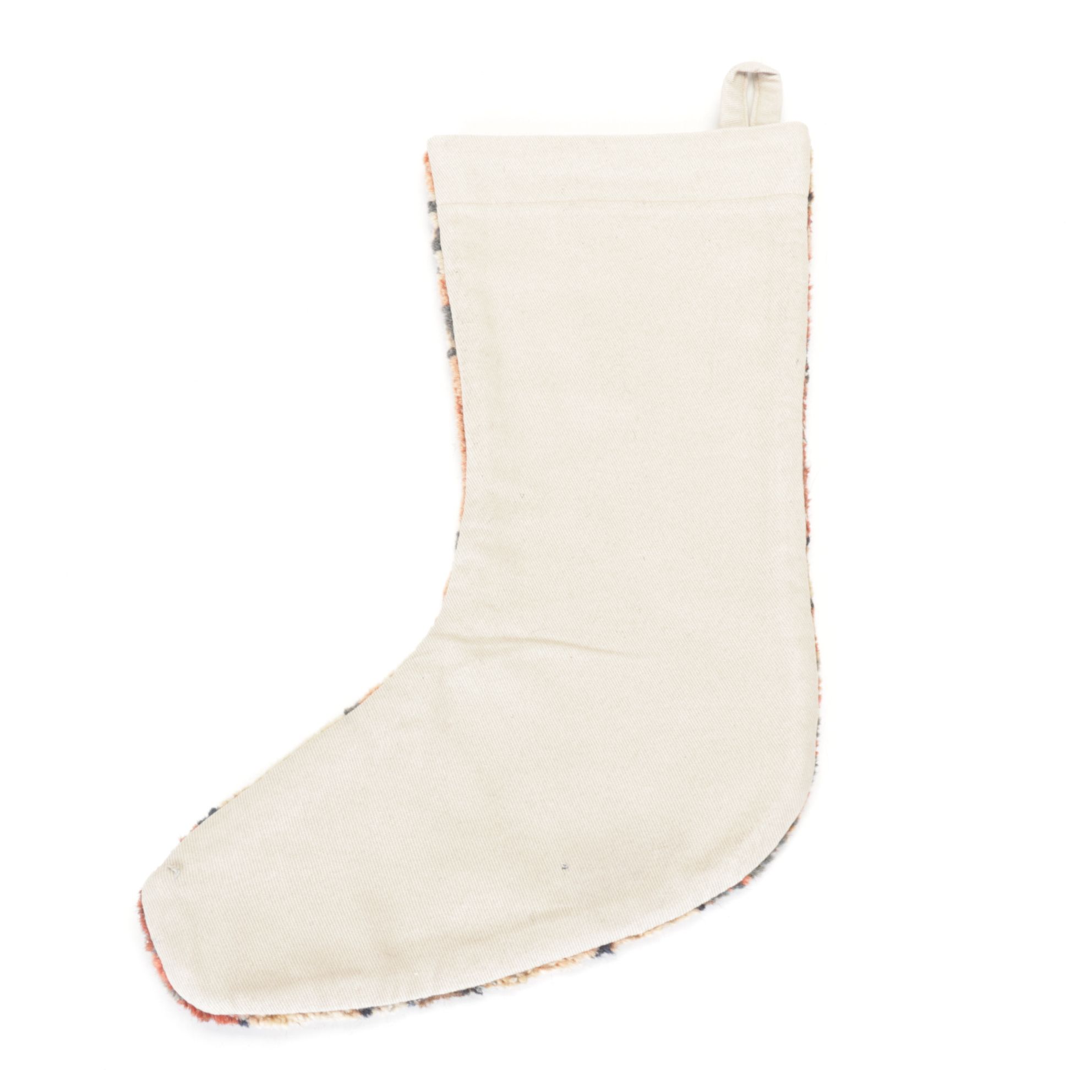 Hand-Pieced Kilim Rug Remnant Christmas Stockings